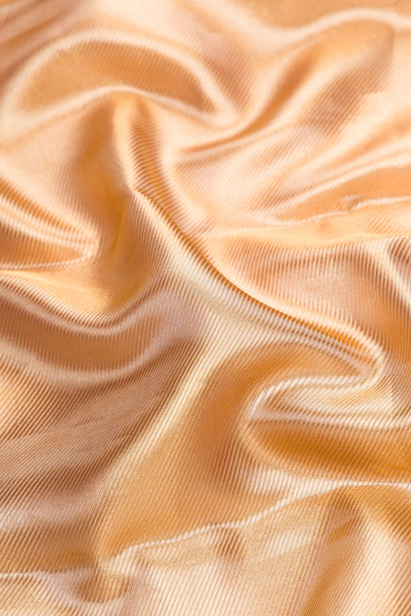 Gold Dual Tone Kanjivaram Tissue Silk Saree - Image 2
