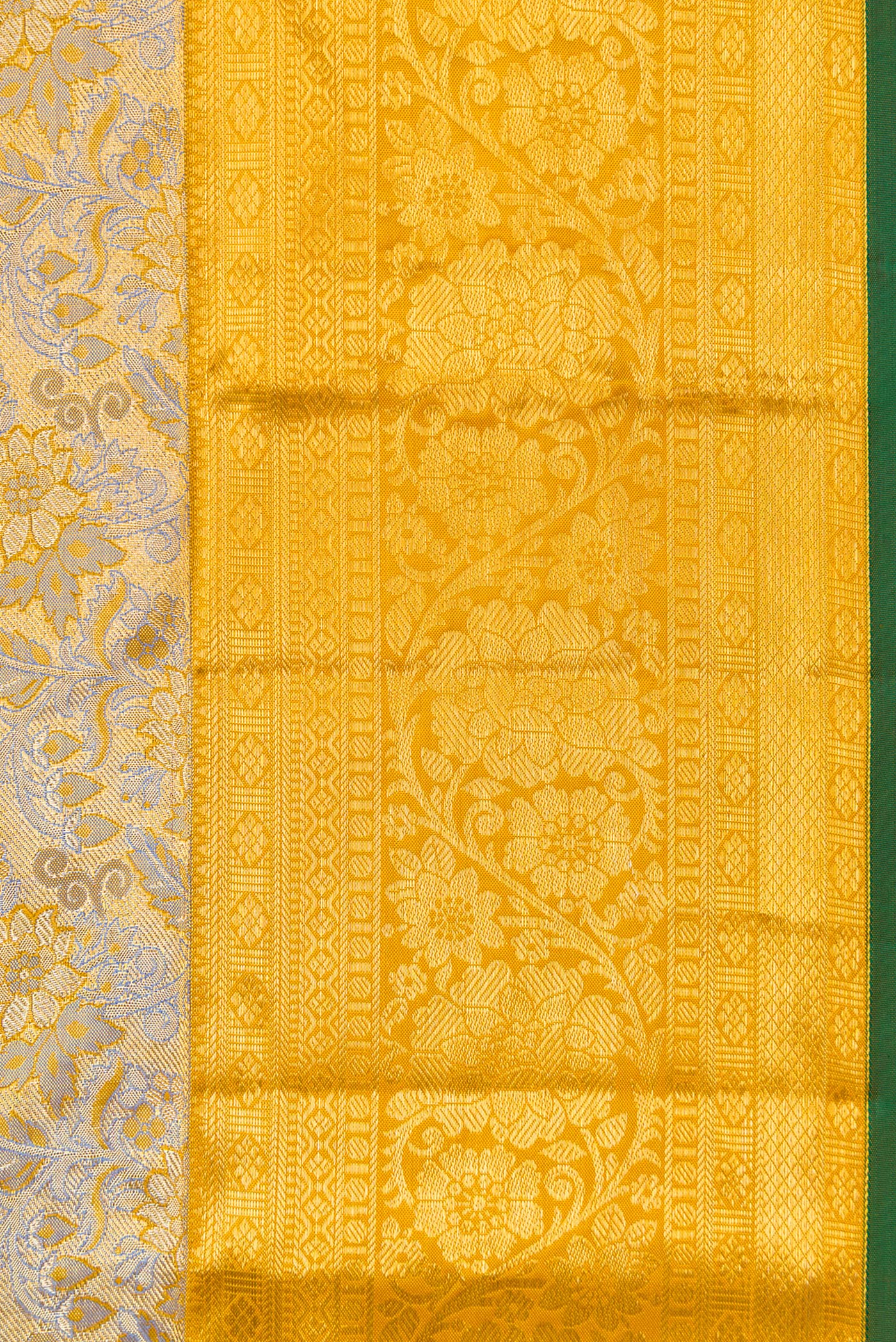 Lilac with Gold Color Kanjivaram Tissue Silk Saree - Image 3