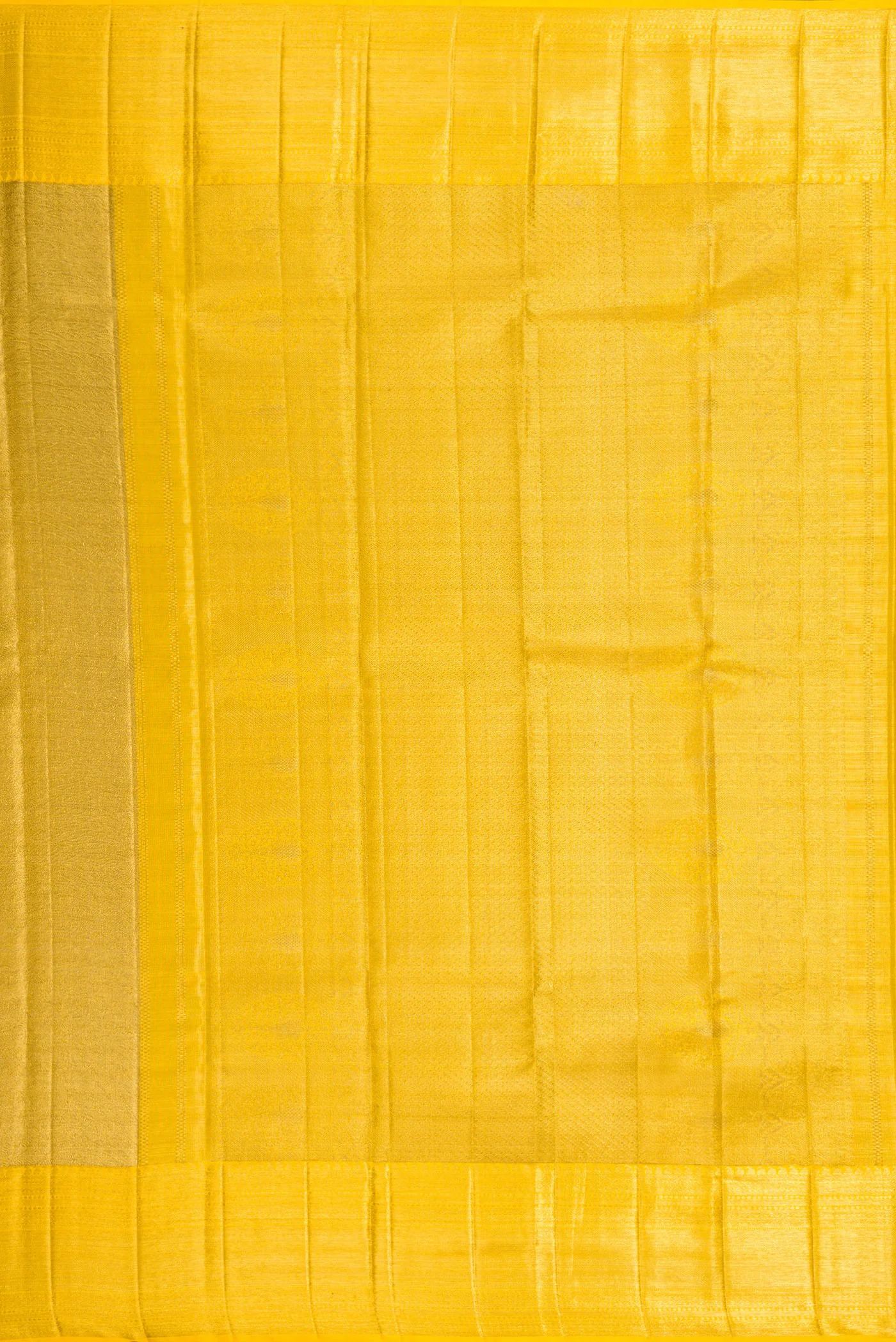 Gold Dual Tone Kanjivaram Tissue Silk Saree - Image 7