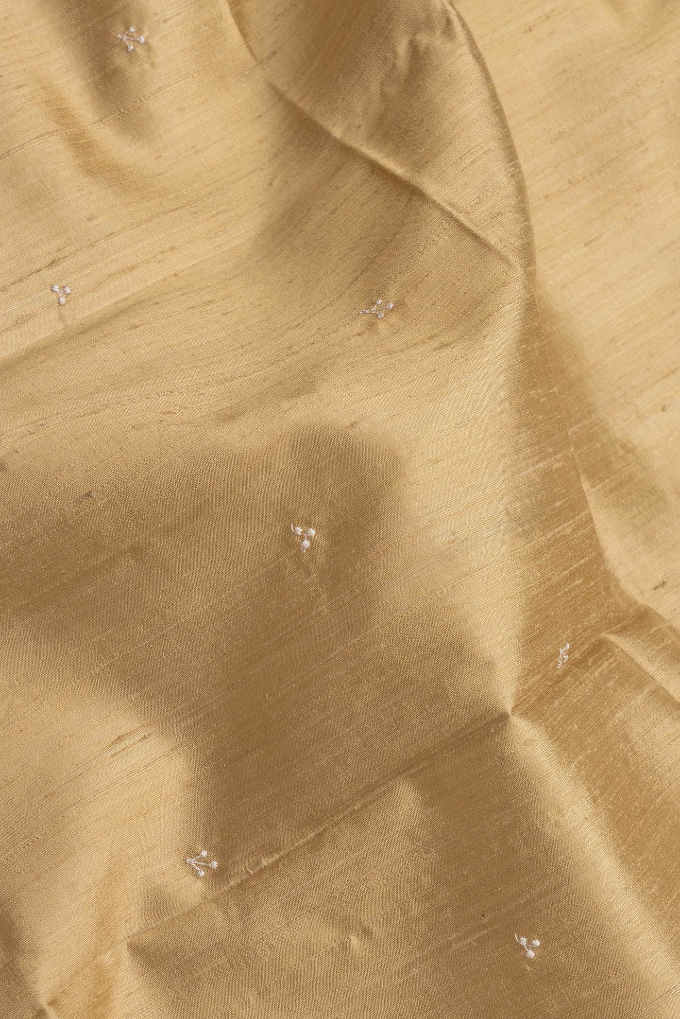 Gold Raw Silk Saree - Image 2