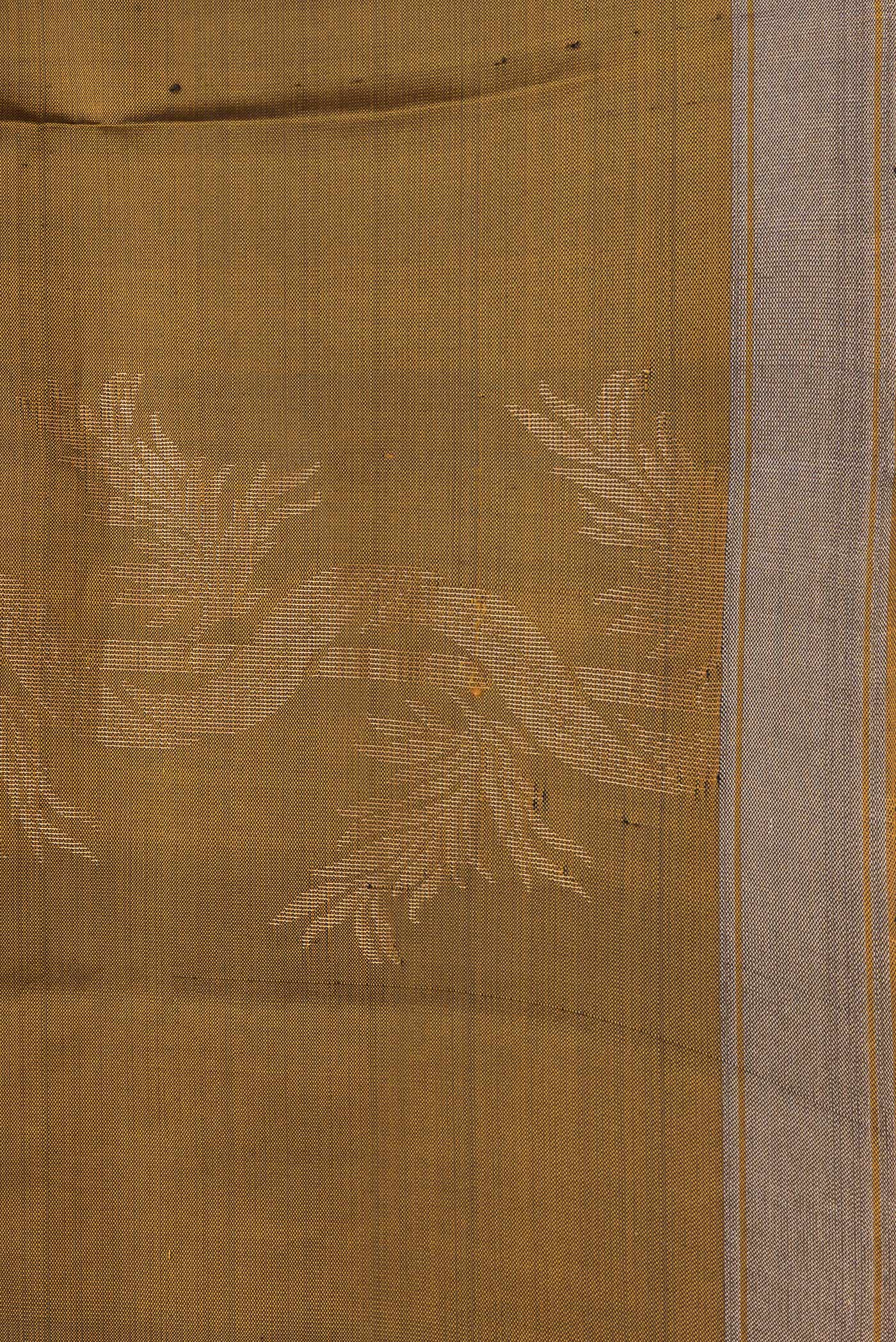 Mehandi Green Soft Silk Saree - Image 3