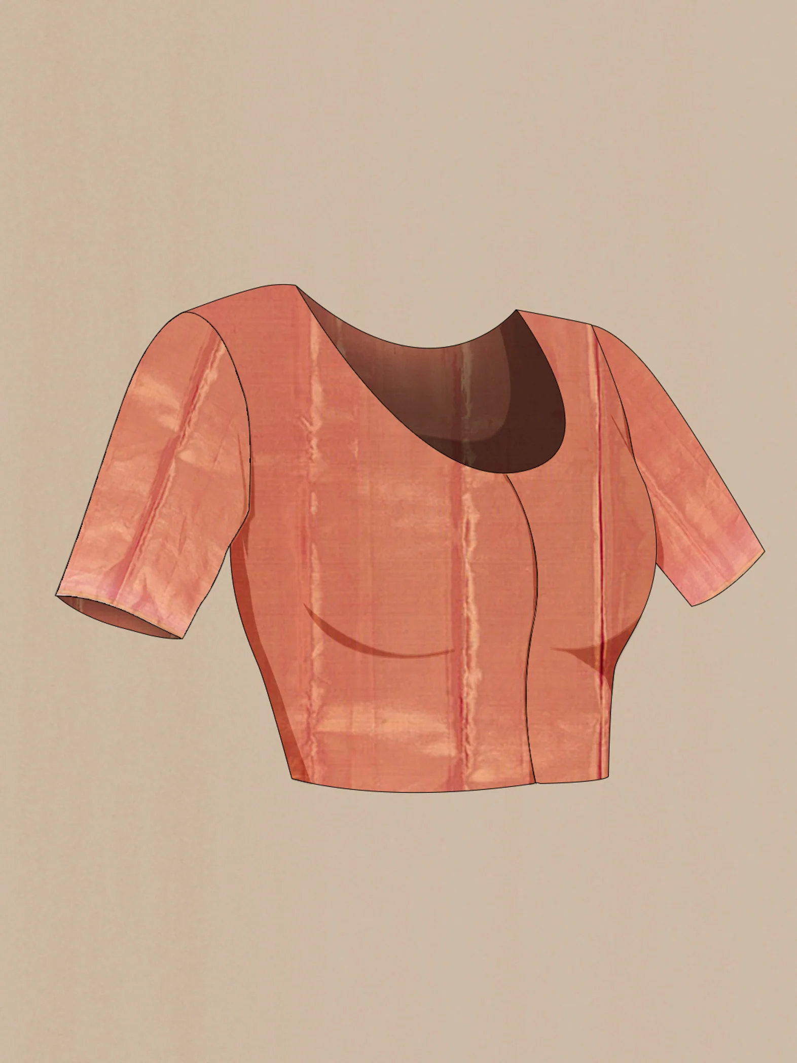 Golden Kanjivaram Silk Saree - Image 4