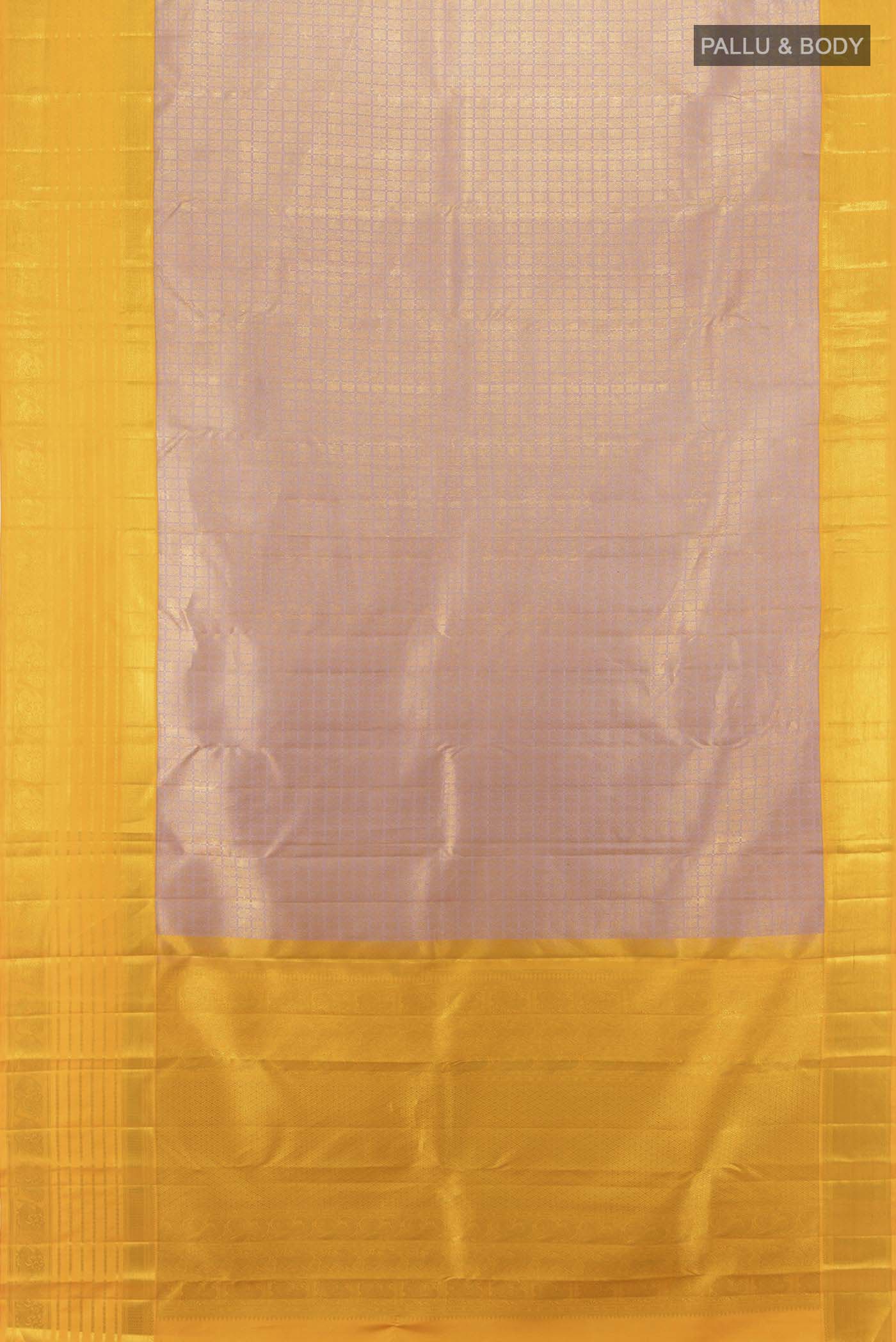 Mauve Kanjivaram Silk Saree - Image 5