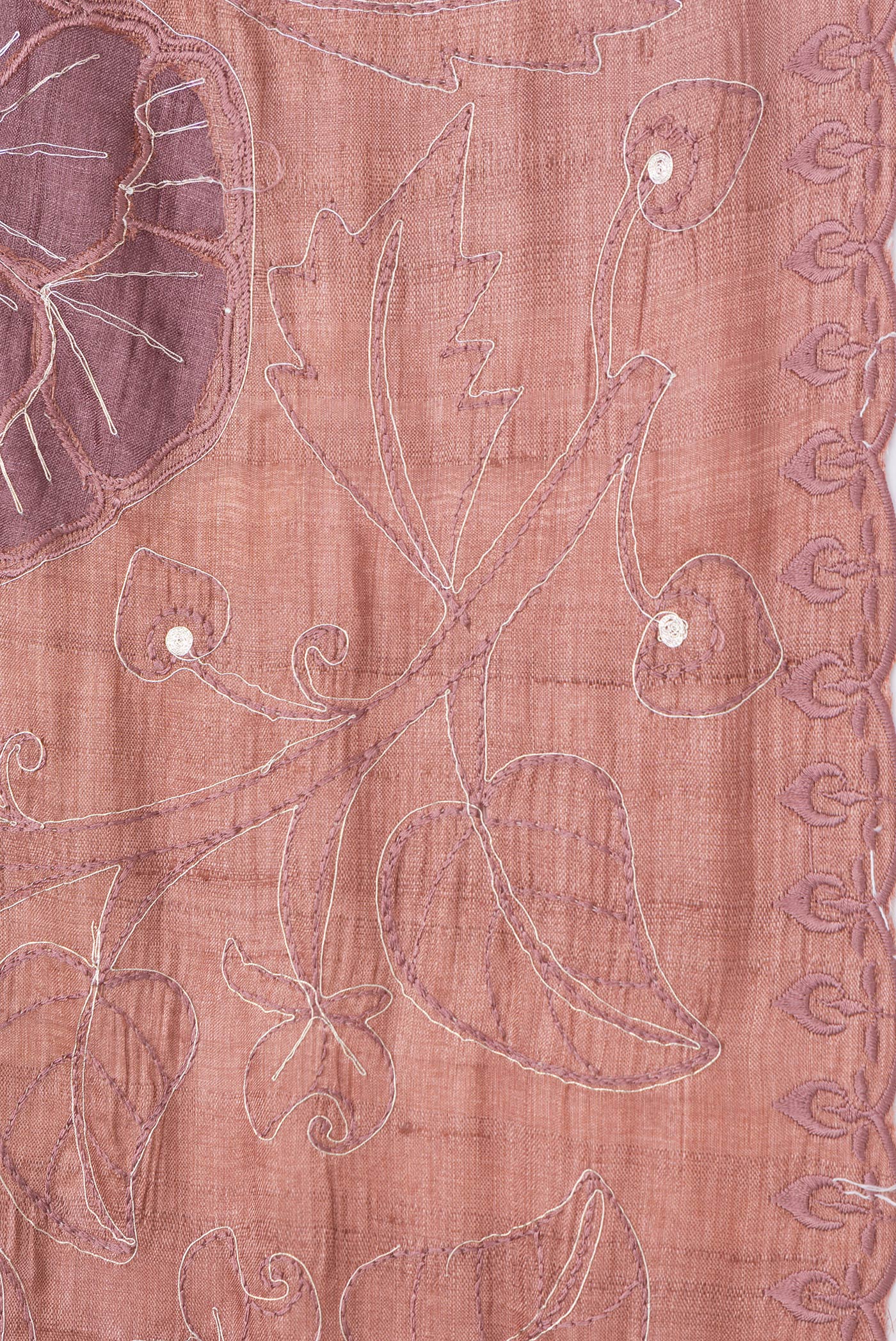 Brown Tussar Silk Saree - Image 3