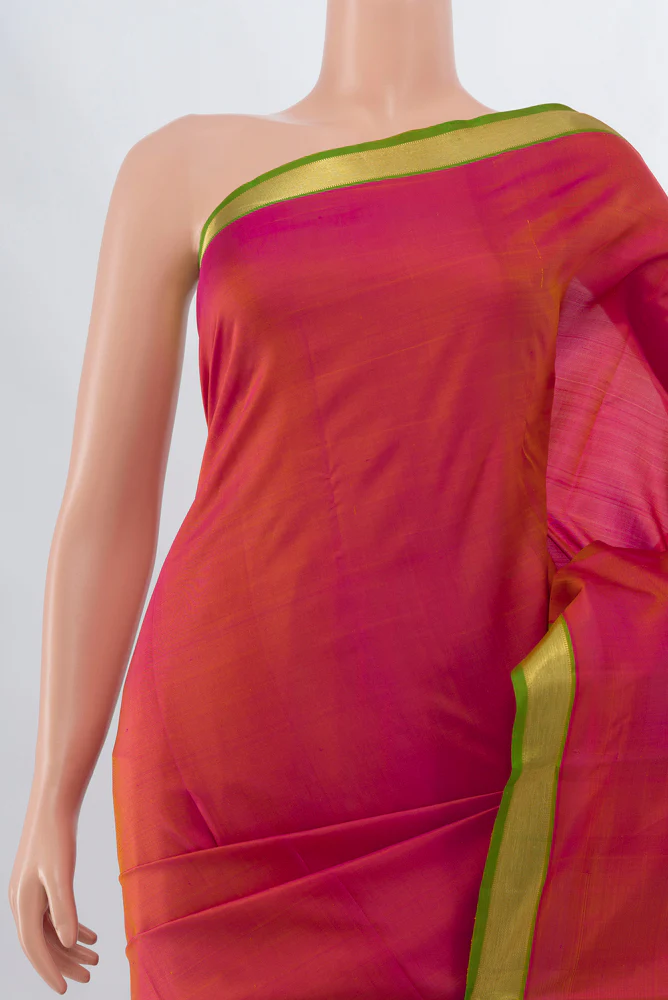 Pink Kanjivaram Silk Saree - Image 2