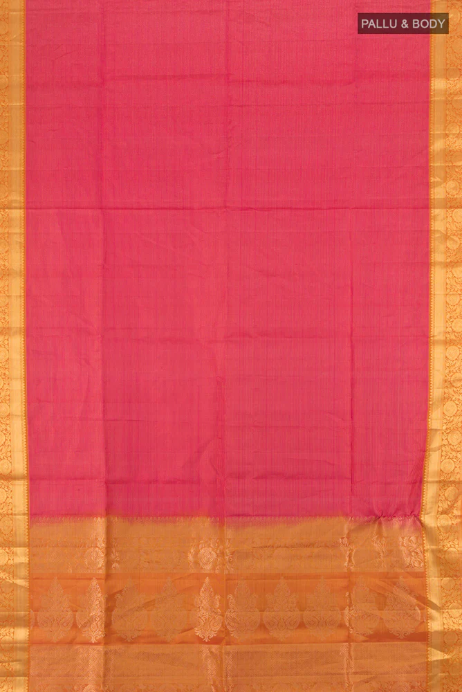 Red Soft Silk Saree - Image 5