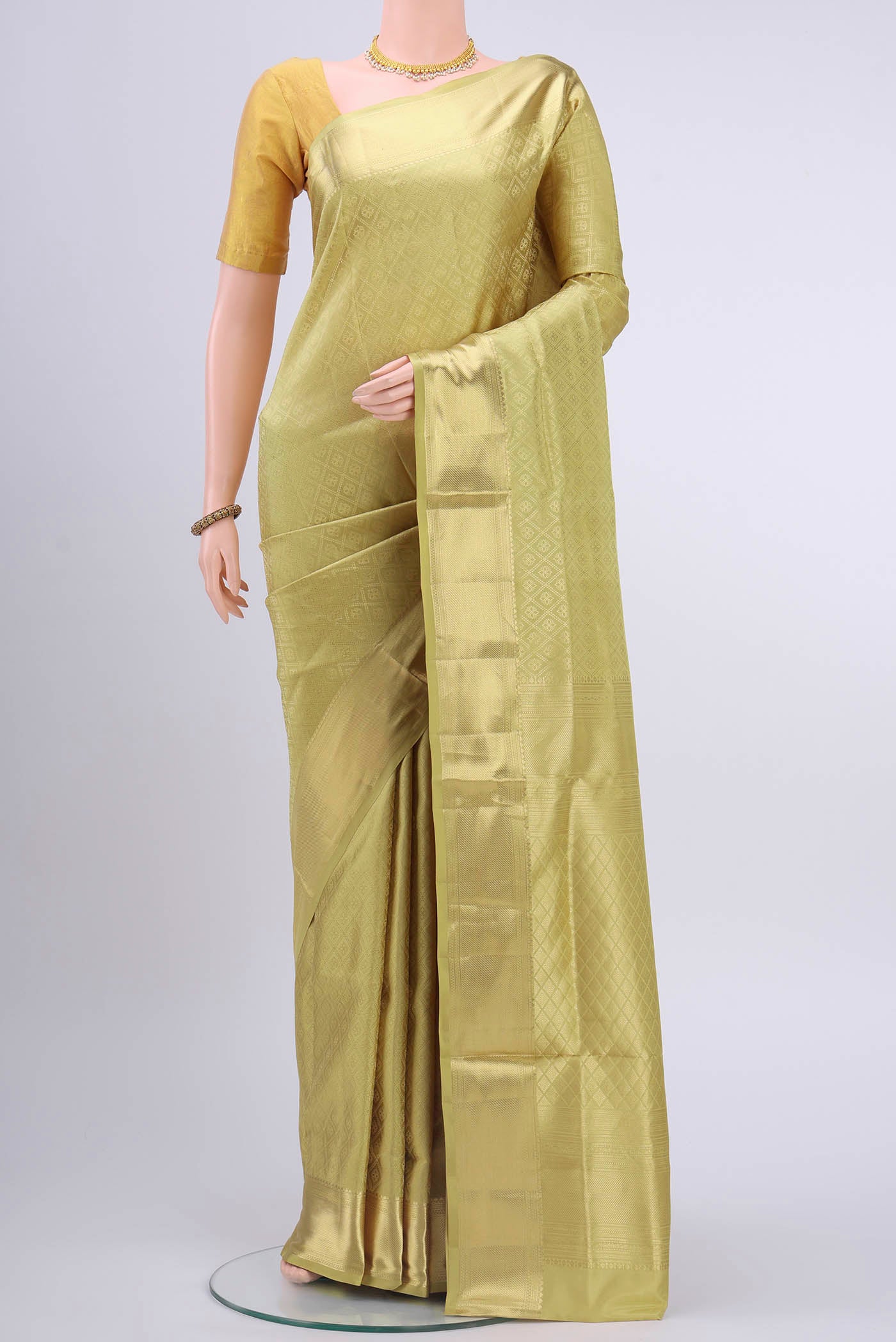 Golden Soft Silk Saree