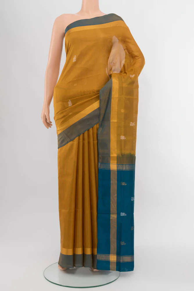Golden Uppada Silk Saree