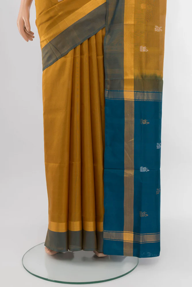 Golden Uppada Silk Saree - Image 3