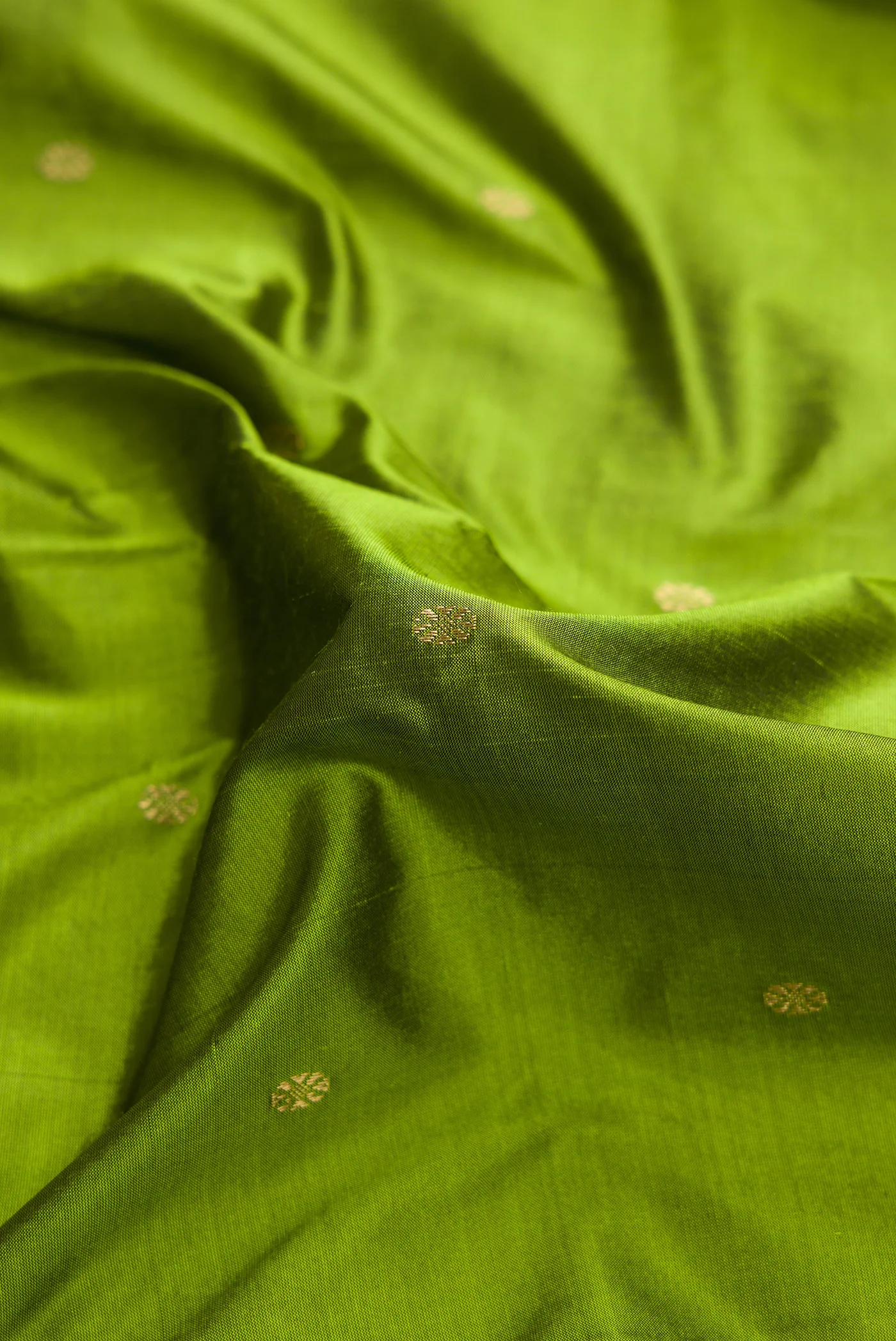 Green Bangalore Silk Saree - Image 2