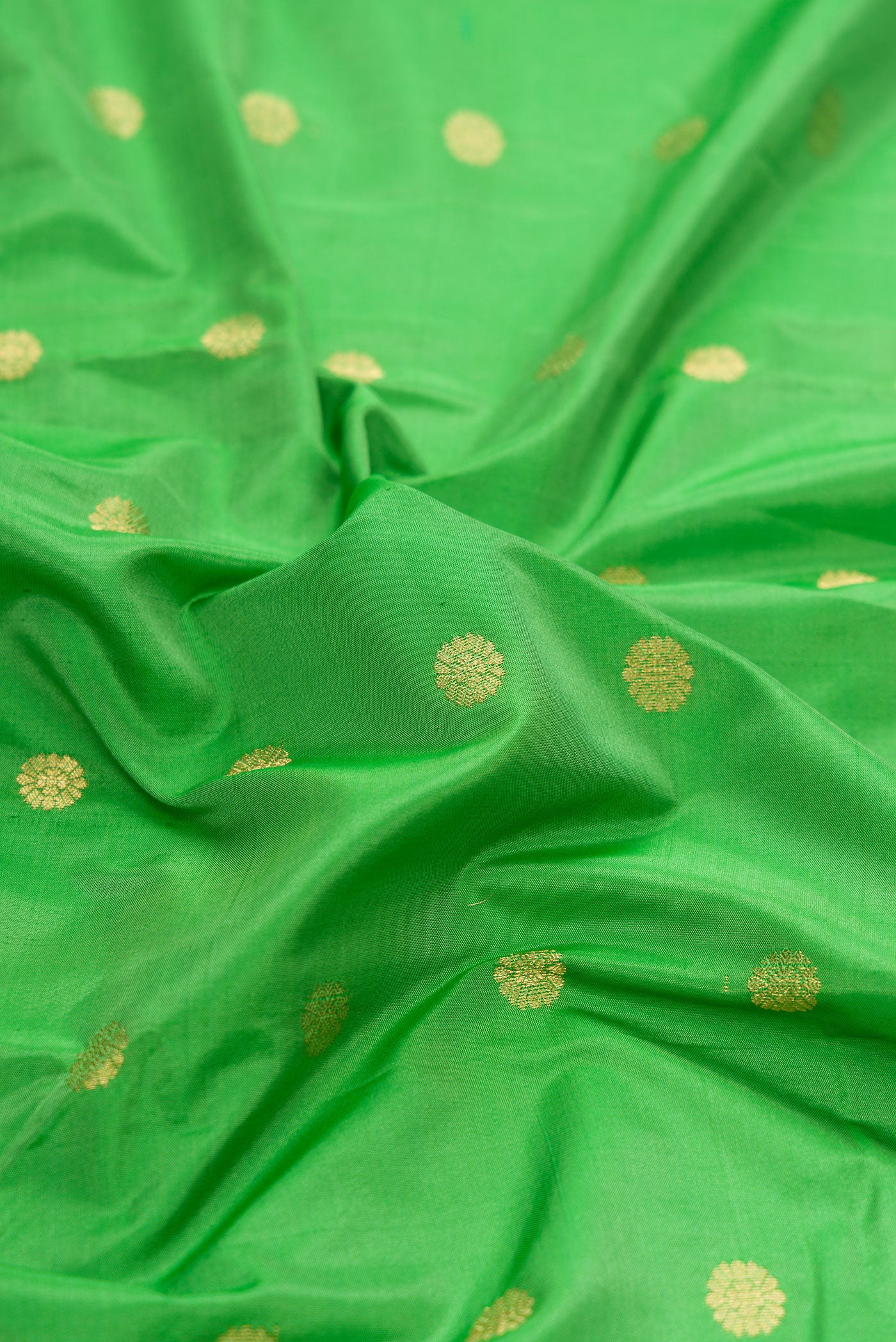 Green Blended Paithani Silk Saree - Image 2
