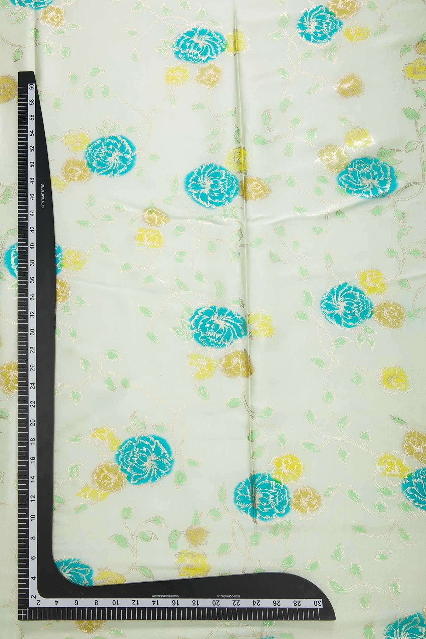 Green Crepe Dress Material - Image 5