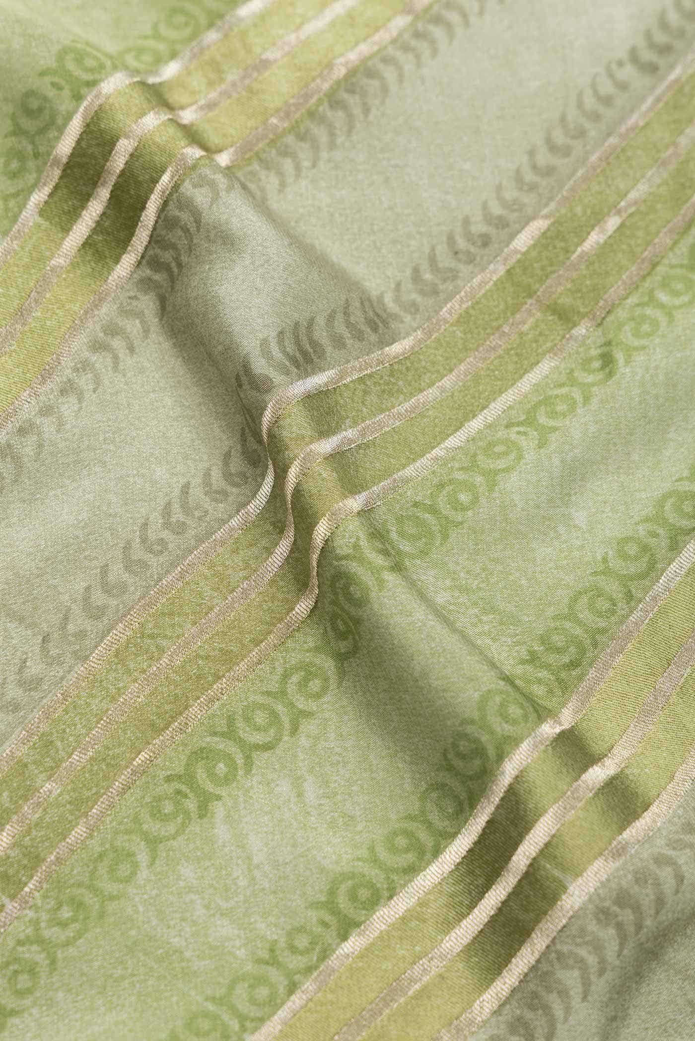 Multi Color Mysore Crepe Saree - Image 3