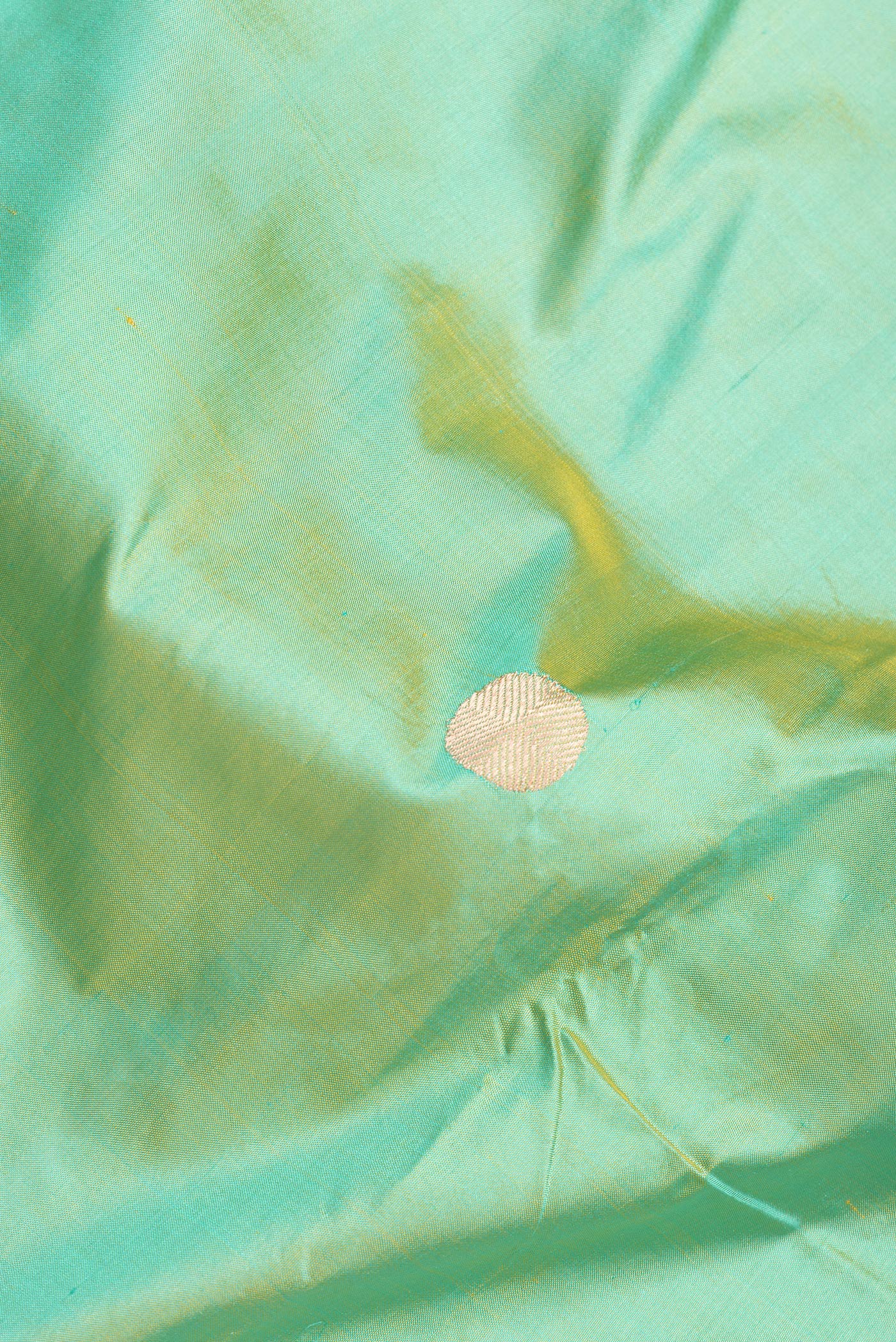 Green Banarasi Katan Silk Saree - Image 2