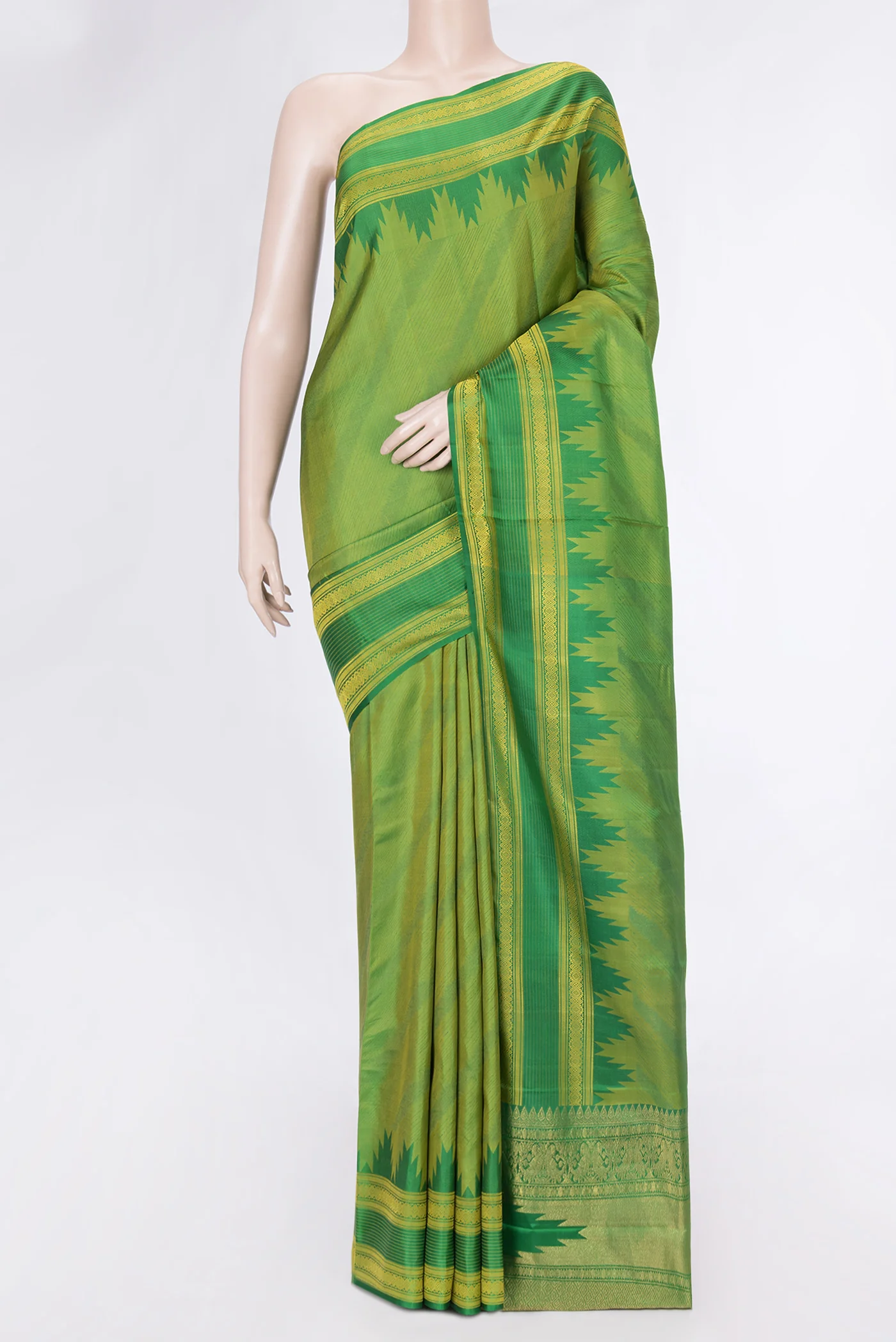 Green Kanchipuram Silk Saree