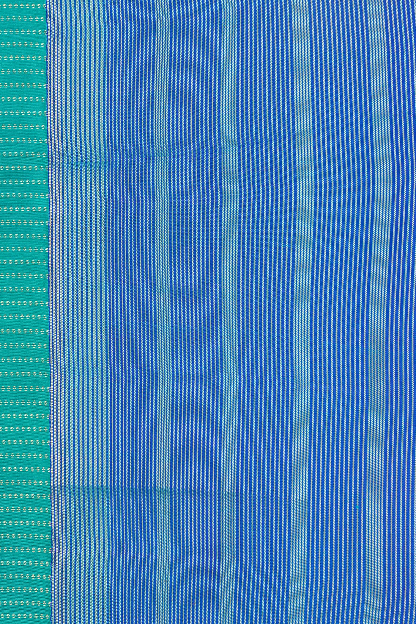 Turquoise Kanchipuram Silk Saree - Image 3