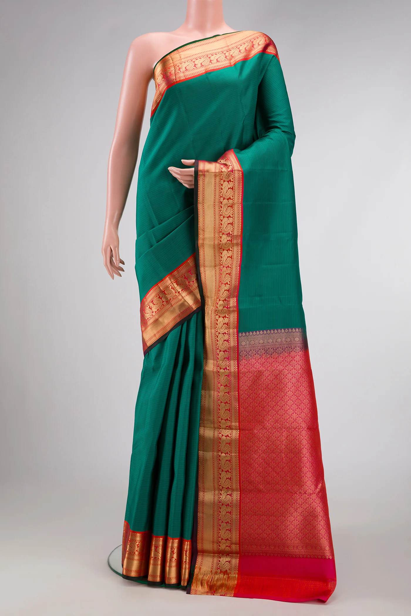 Green Kanchipuram Silk Saree