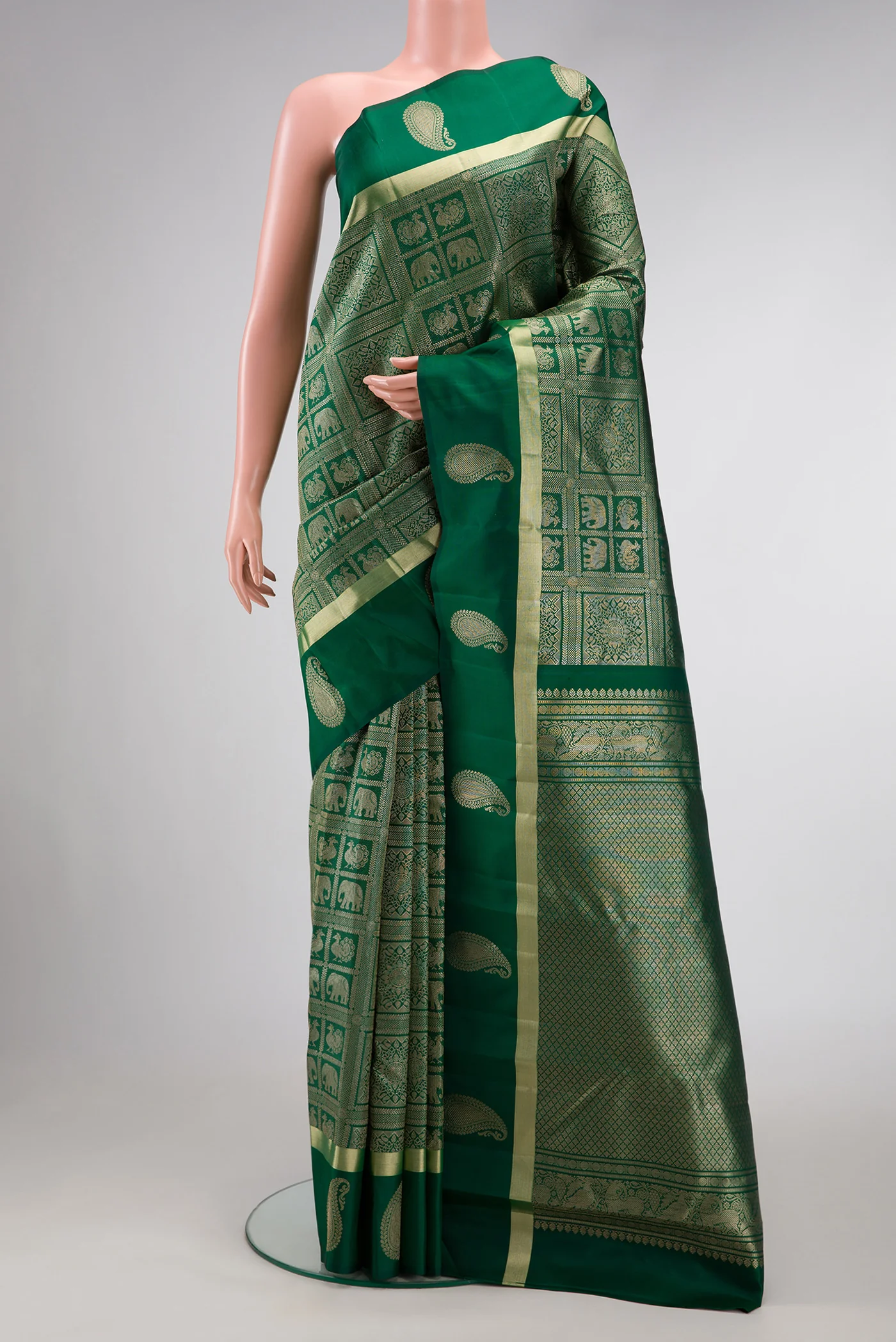 Green Kanchipuram Silk Saree