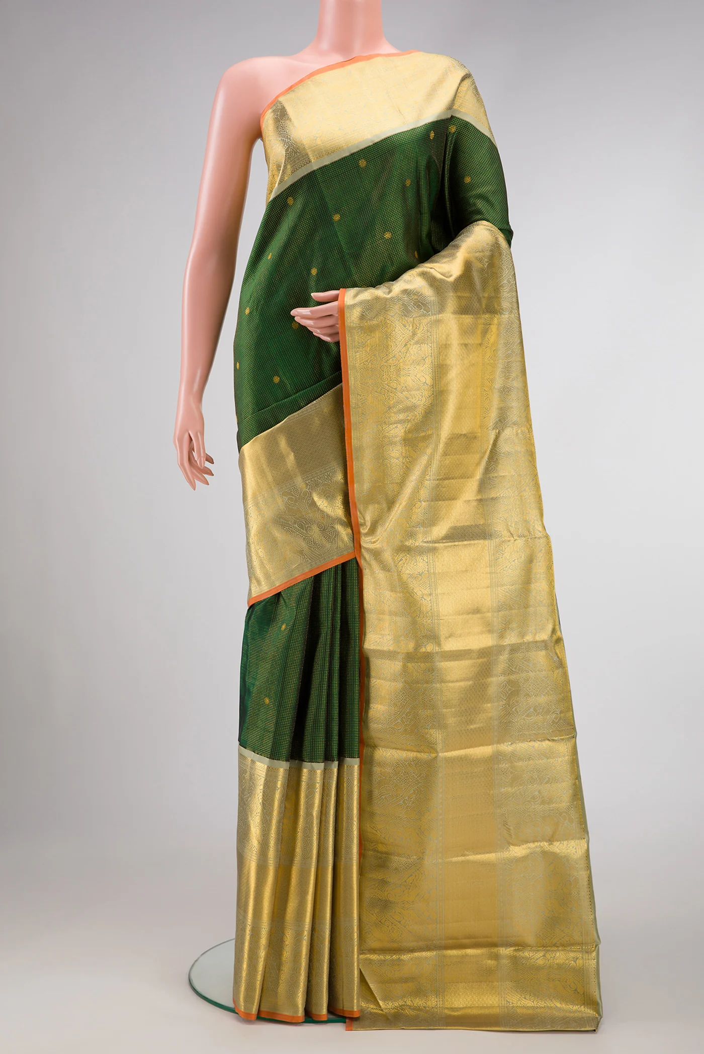 Green Kanchipuram Silk Saree