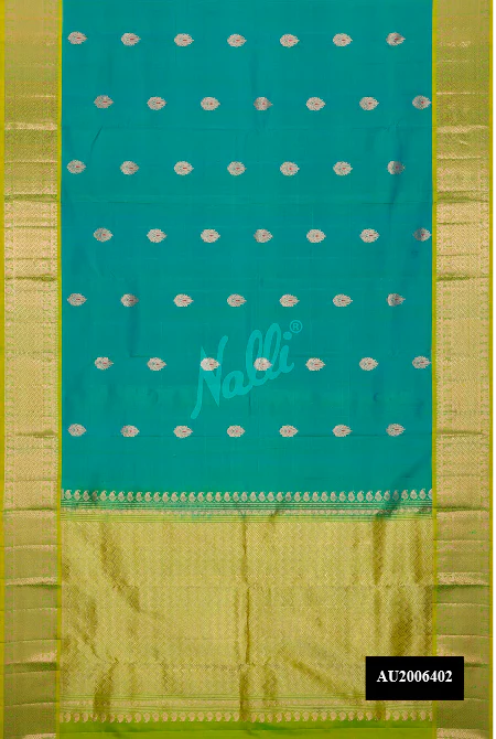 Green Dual Tone Kanchipuram Silk Saree