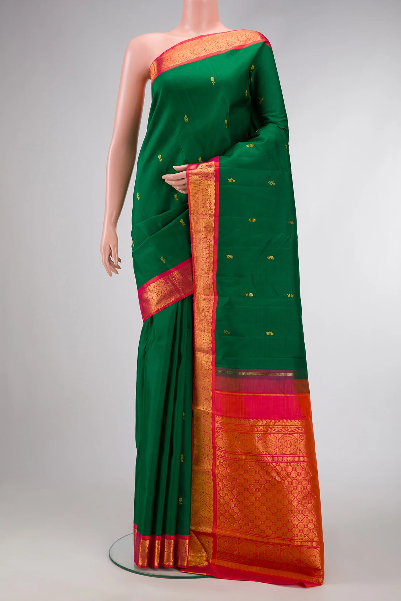 Green Kanjivaram Silk Saree