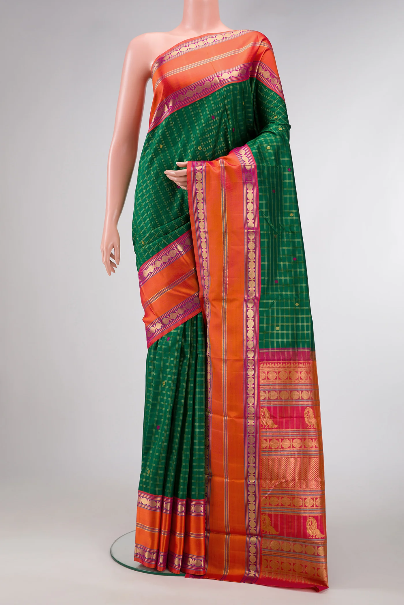 Green Kanjivaram Silk Saree