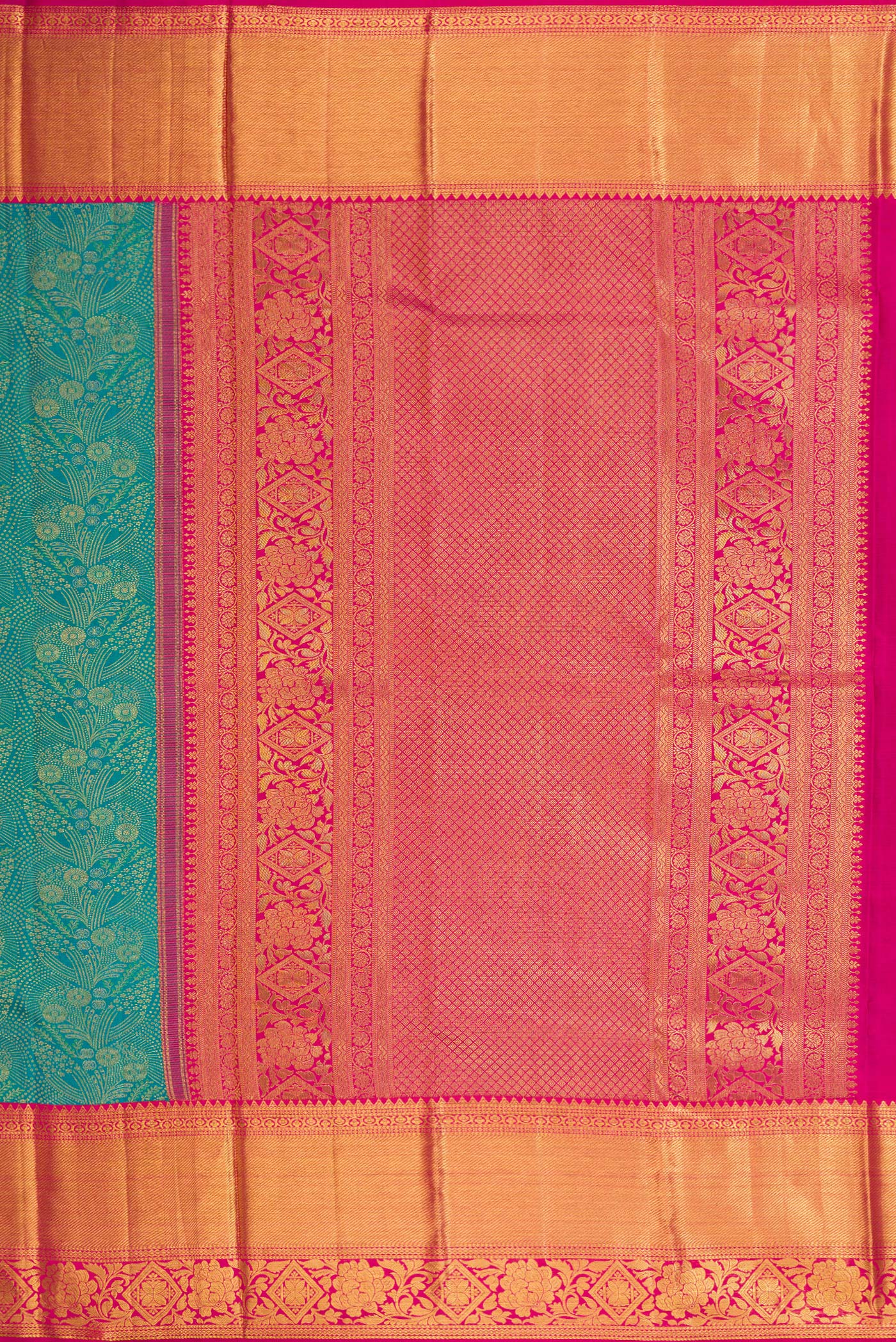 Blue Kanjivaram Silk Saree - Image 7