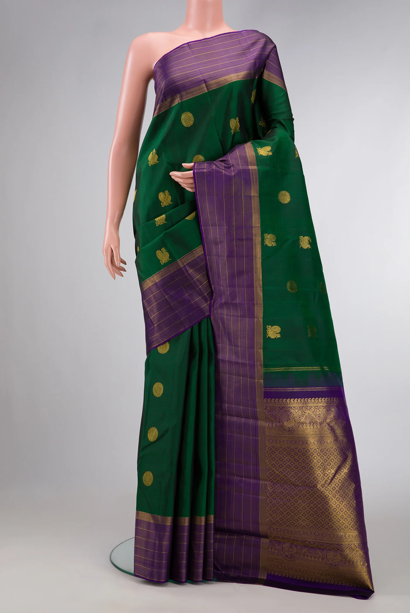Green Kanjivaram Silk Saree