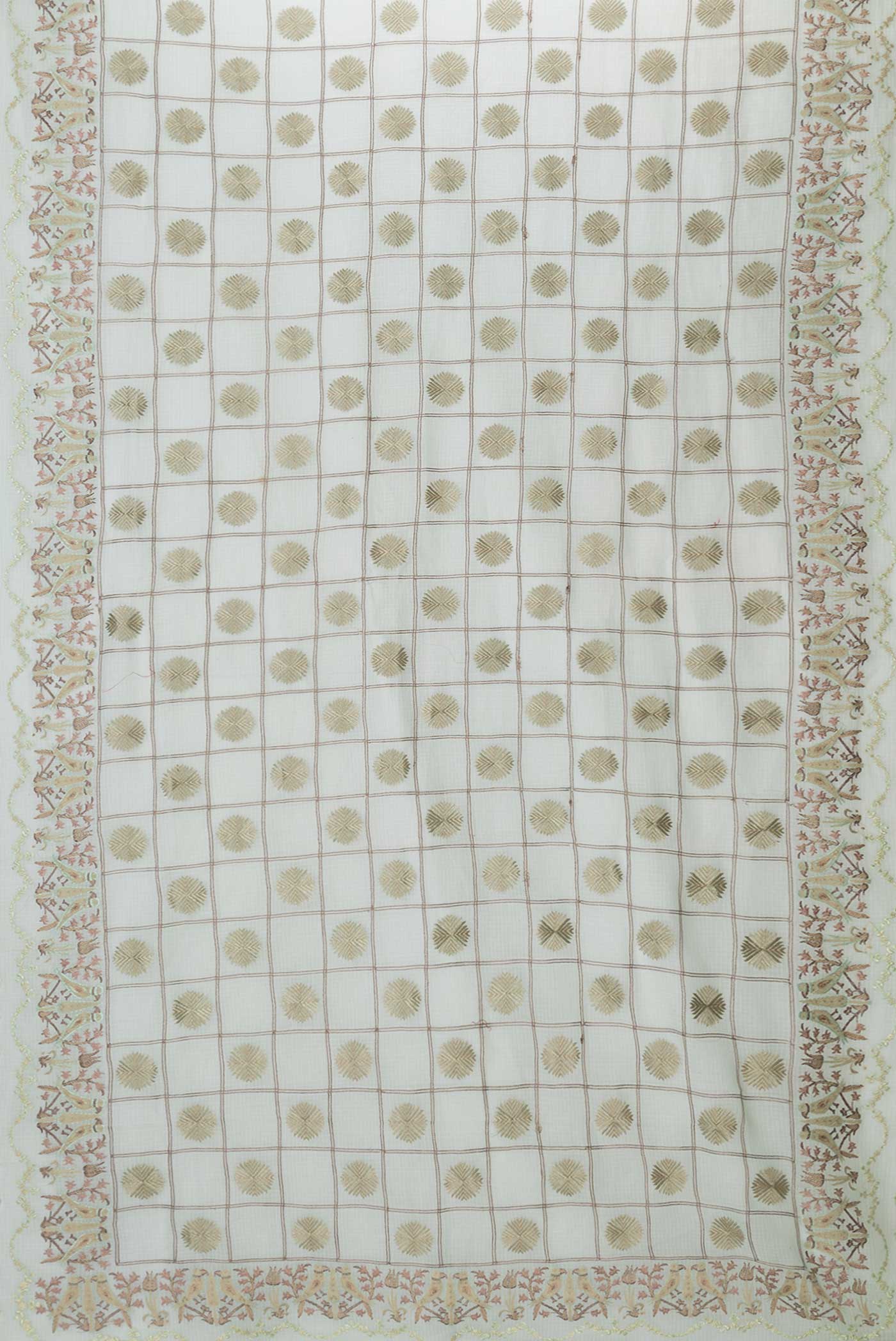 Light Blue Kota Silk Saree - Image 3