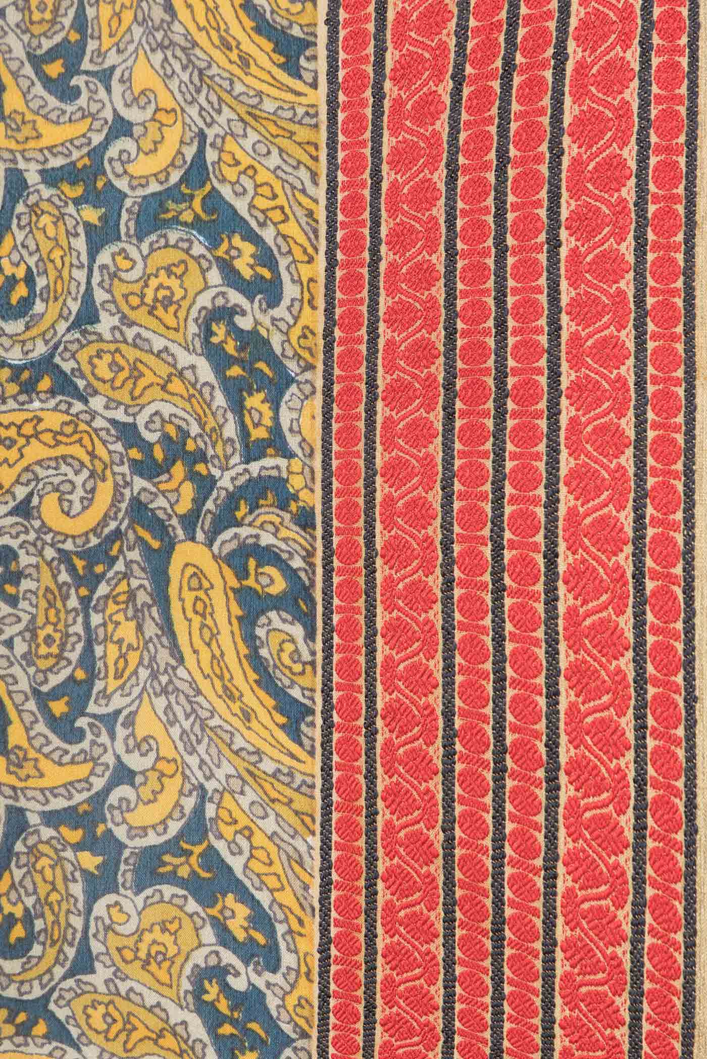 Bottle Green Mysore Crepe Saree - Image 3