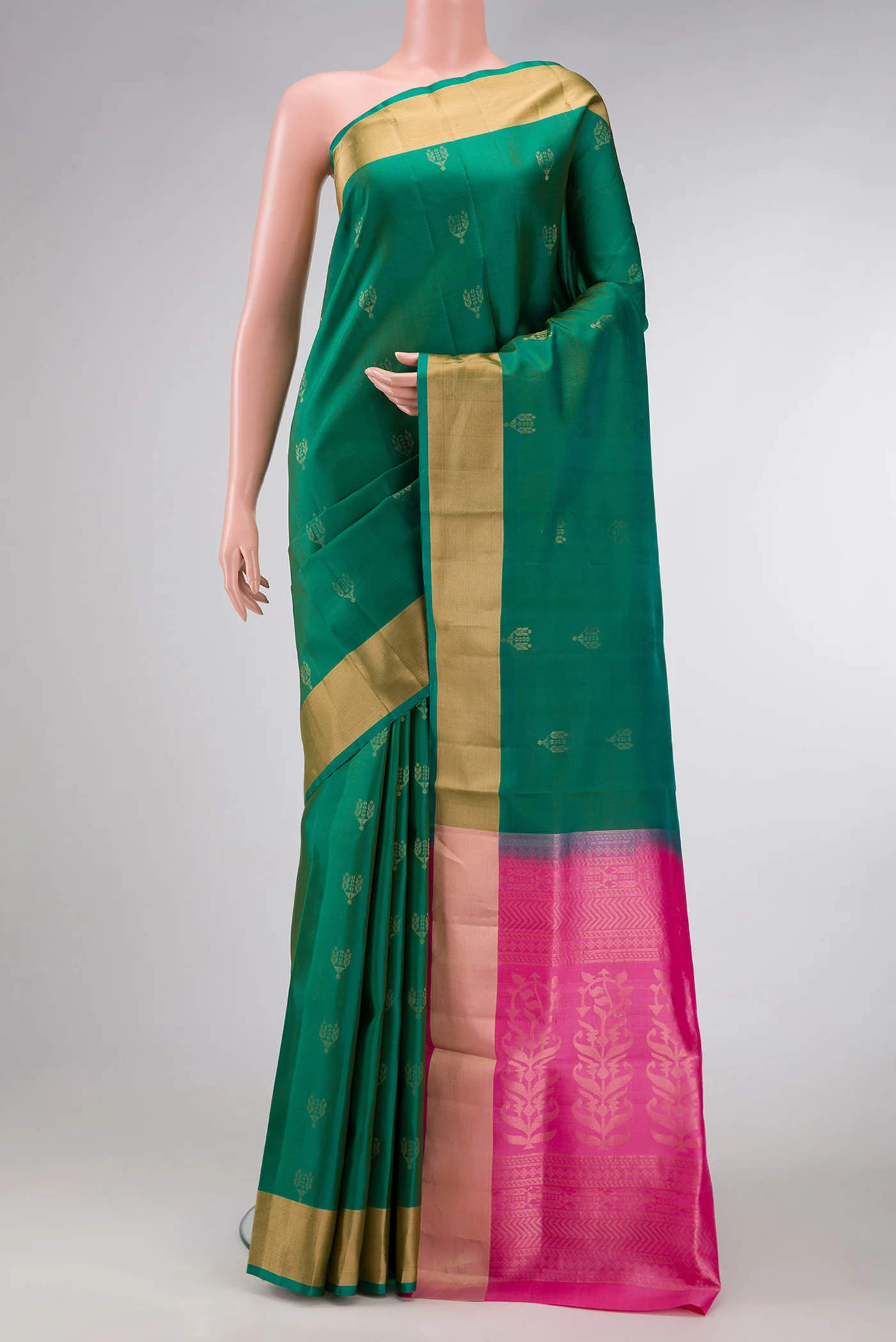 Green Soft Silk Saree