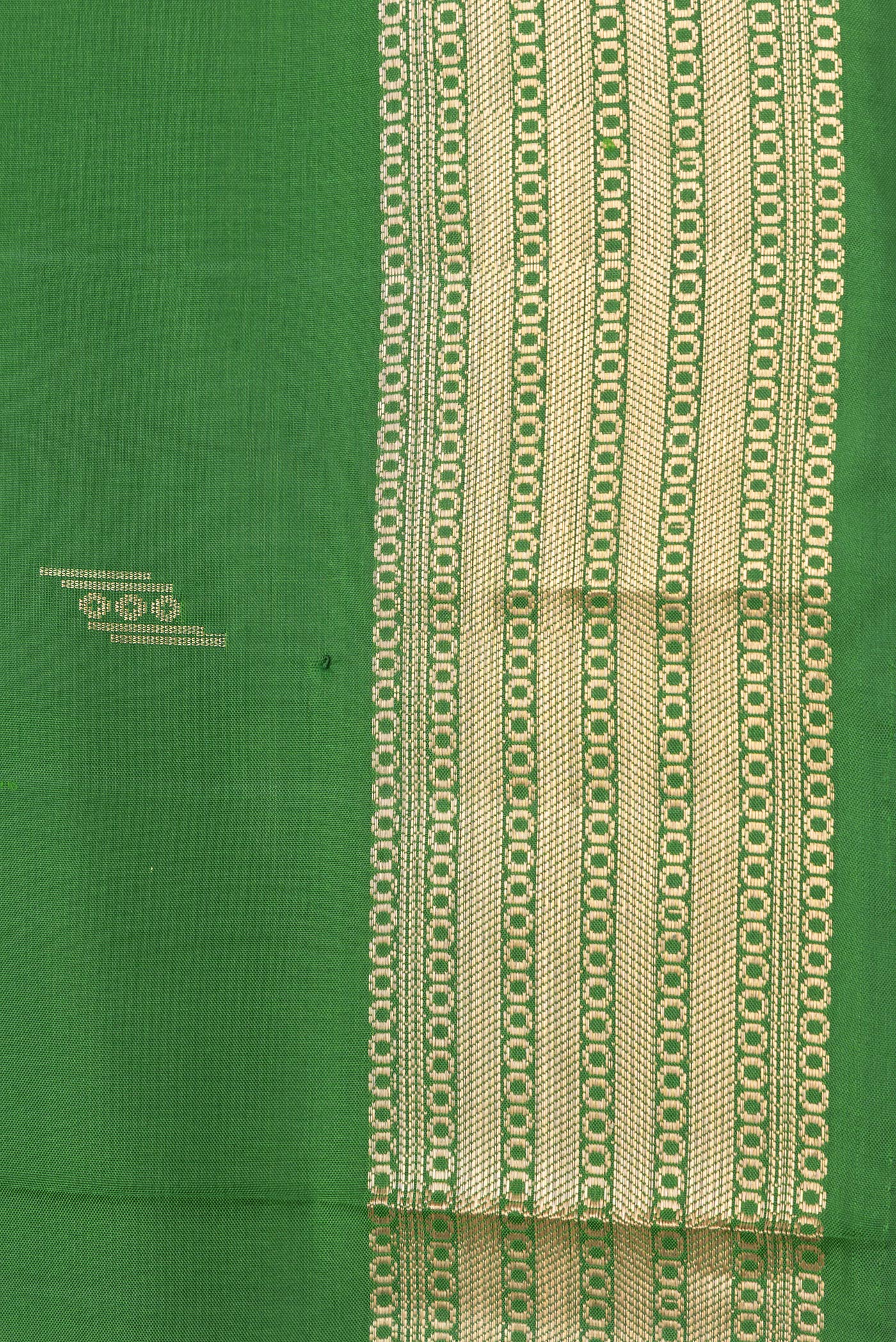 Green Soft Silk Saree - Image 3