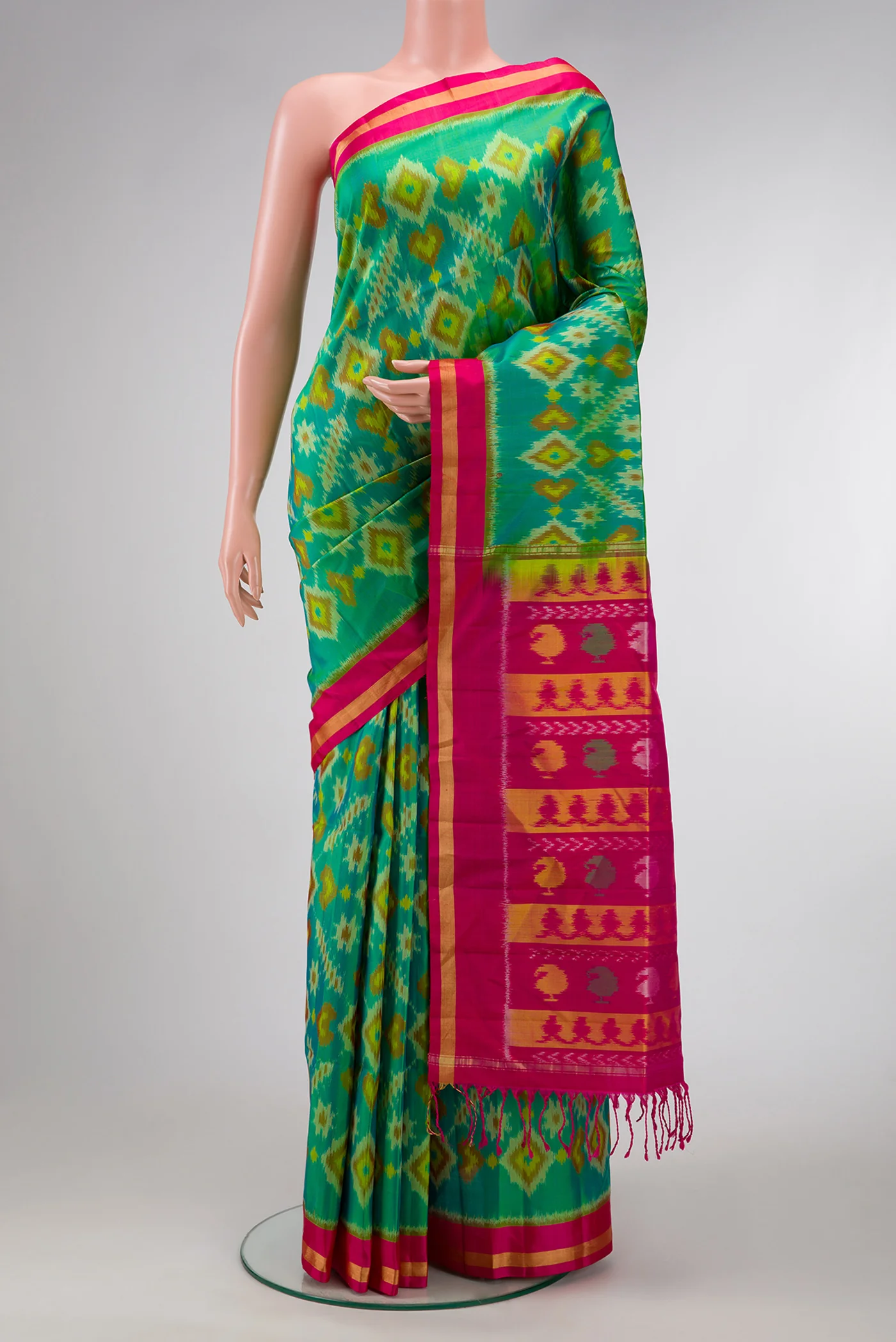 Green Soft Silk Saree