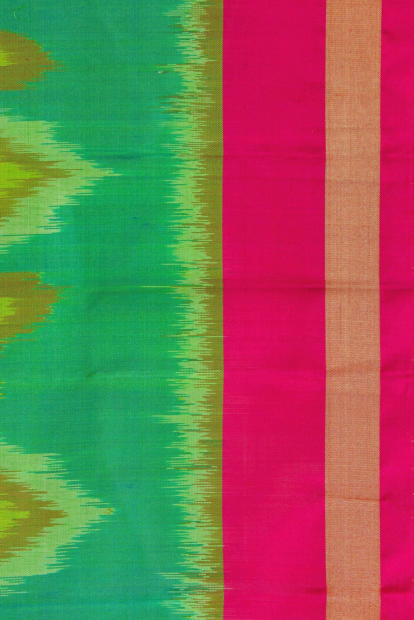 Green Soft Silk Saree - Image 3
