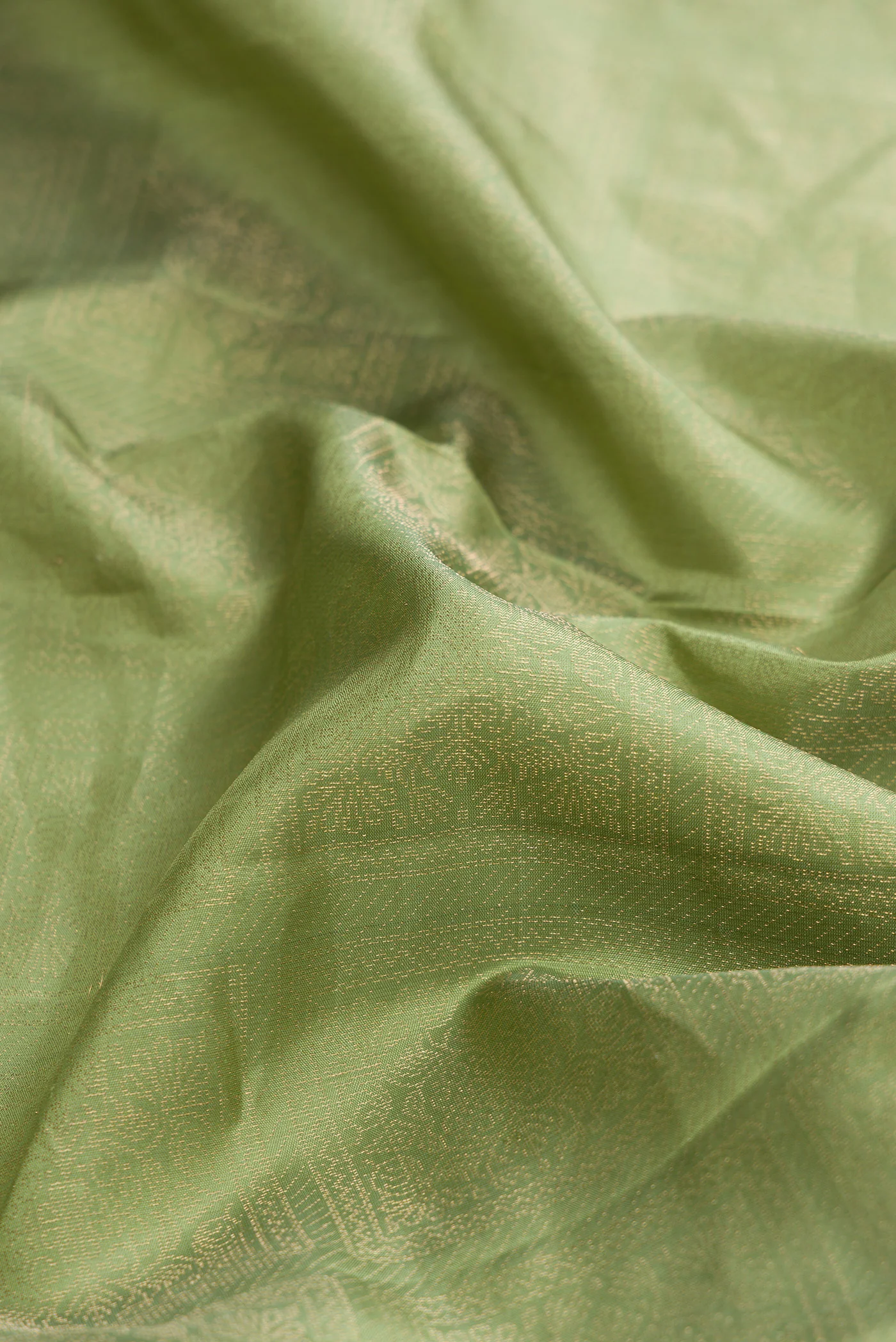 Green Soft Silk Saree - Image 2