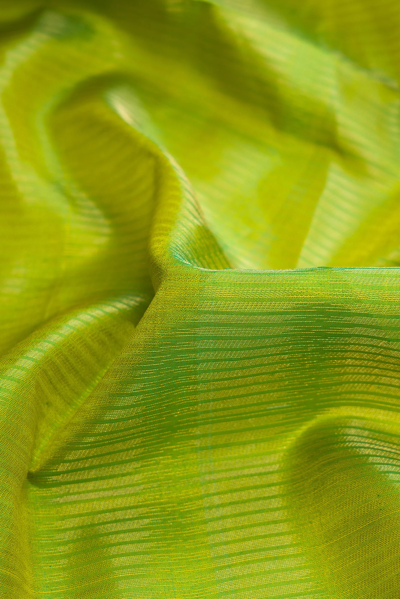 Green Soft Silk Saree - Image 2