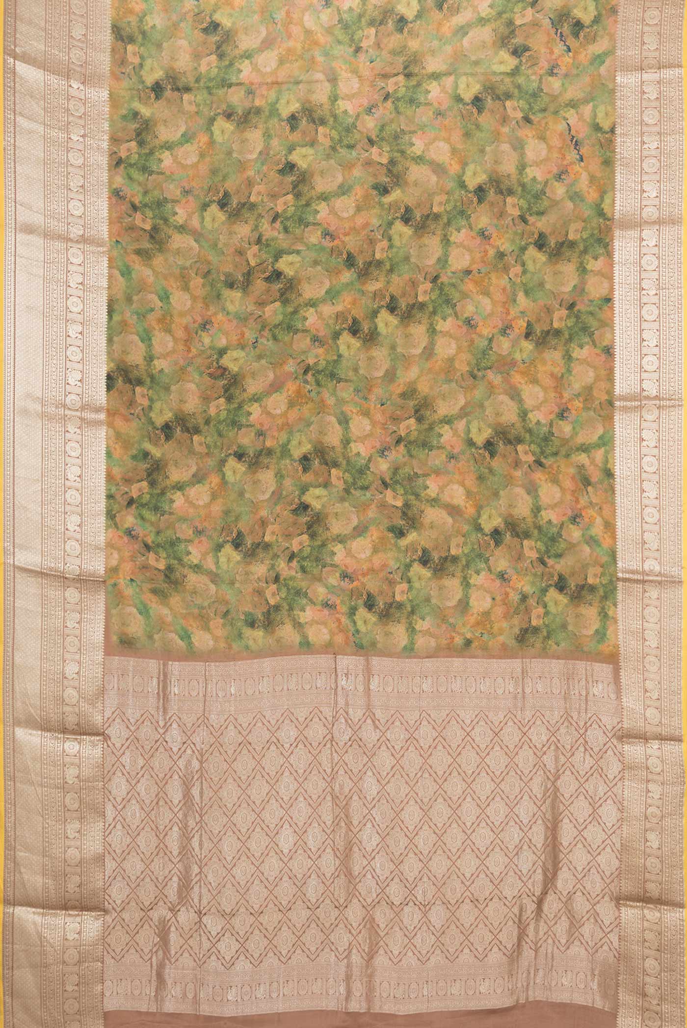 Multi Color Crepe Saree - Image 6
