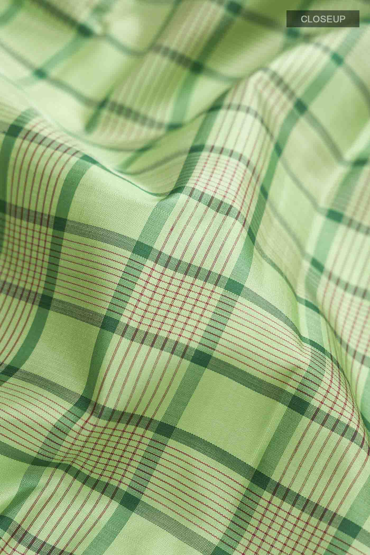 Green Kanjivaram Silk Saree - Image 2