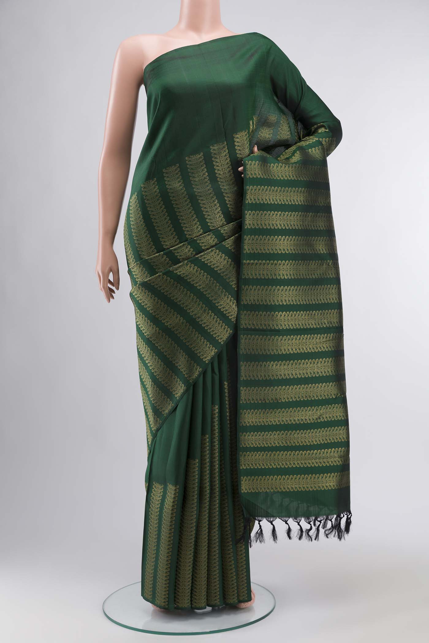 Green Kanchipuram Silk Saree