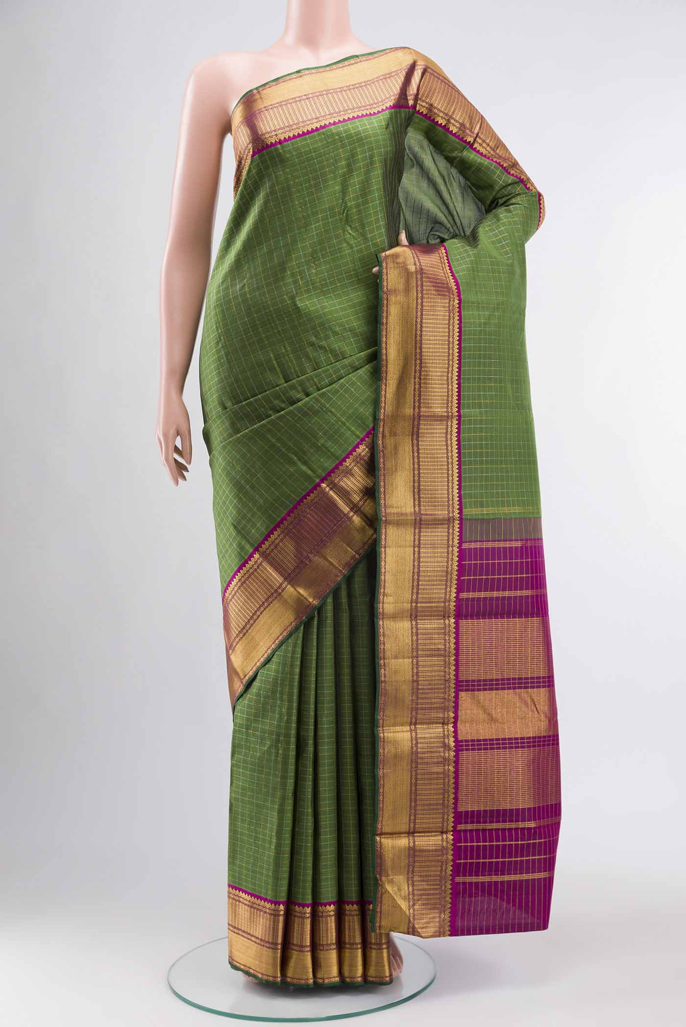 Green Kanchipuram Silk Saree