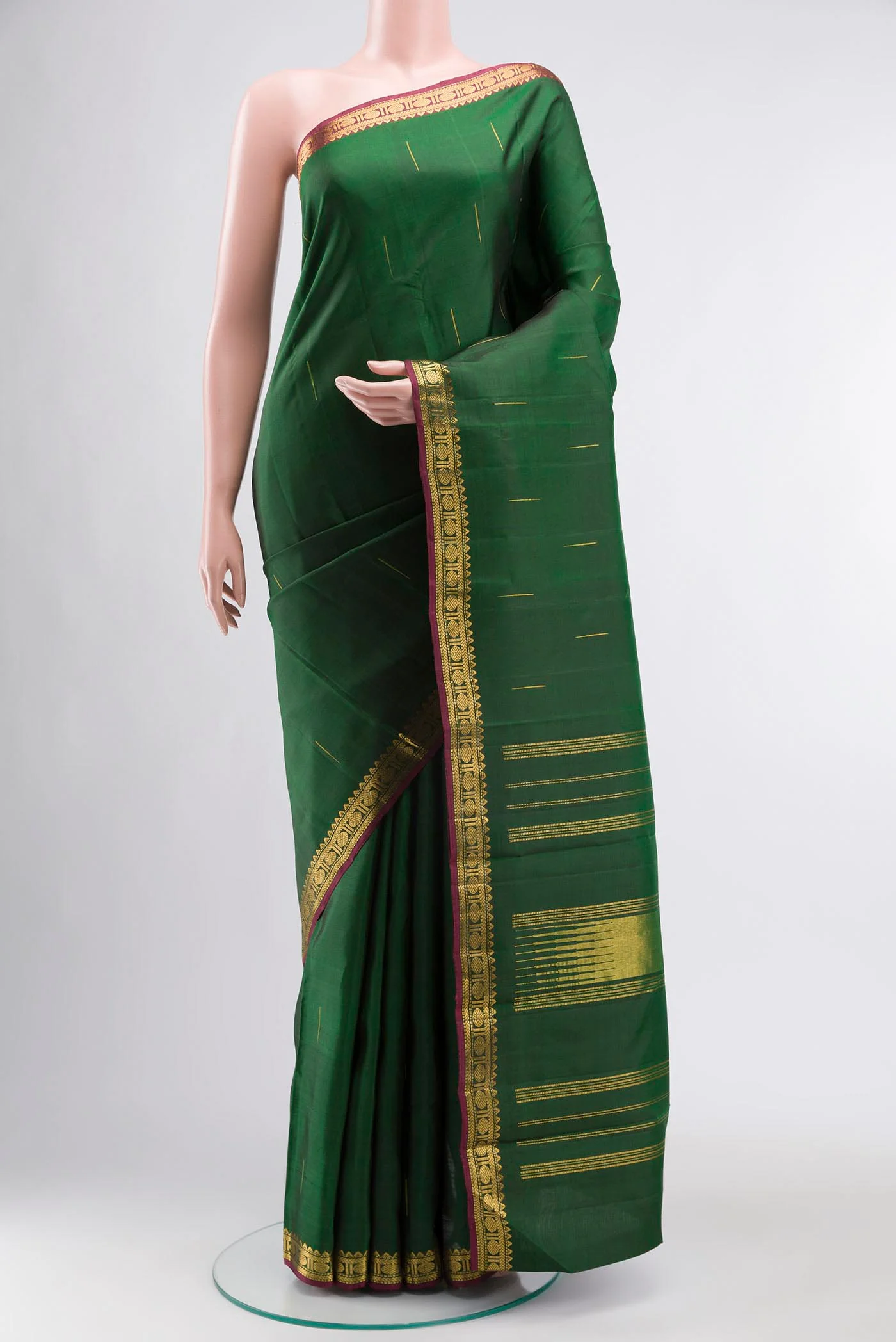Green Kanchipuram Silk Saree
