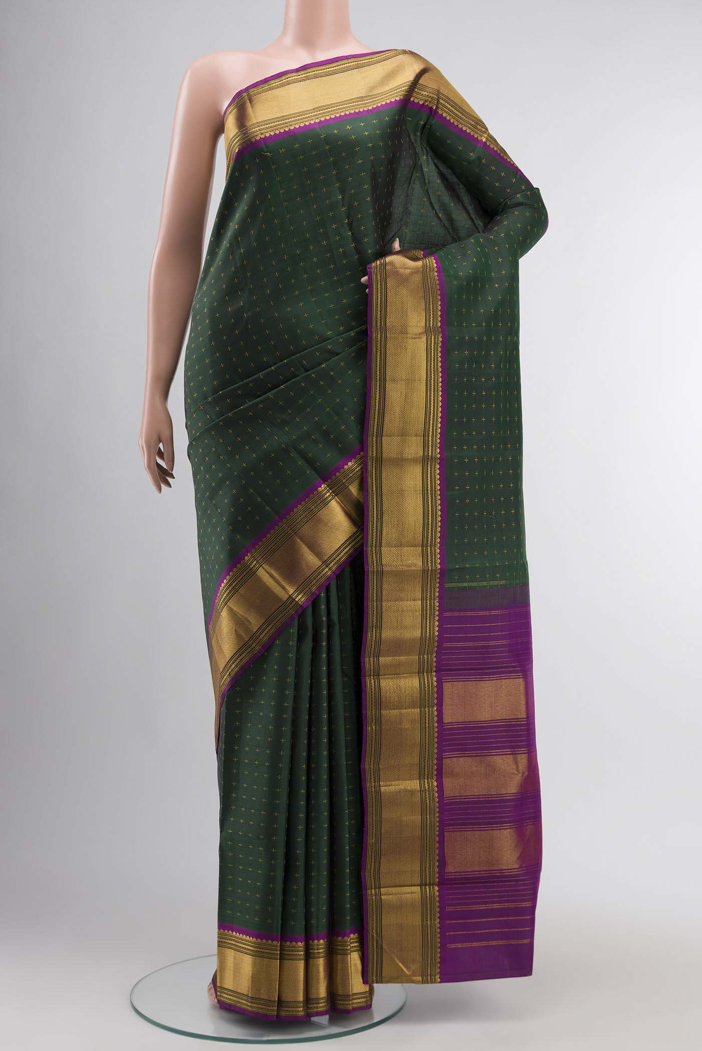 Green Kanchipuram Silk Saree