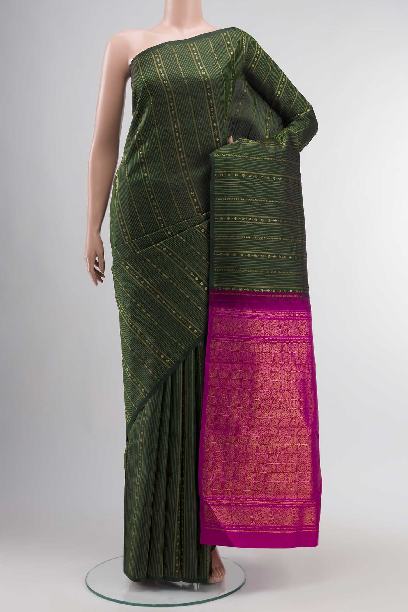 Green Kanjivaram Silk Saree