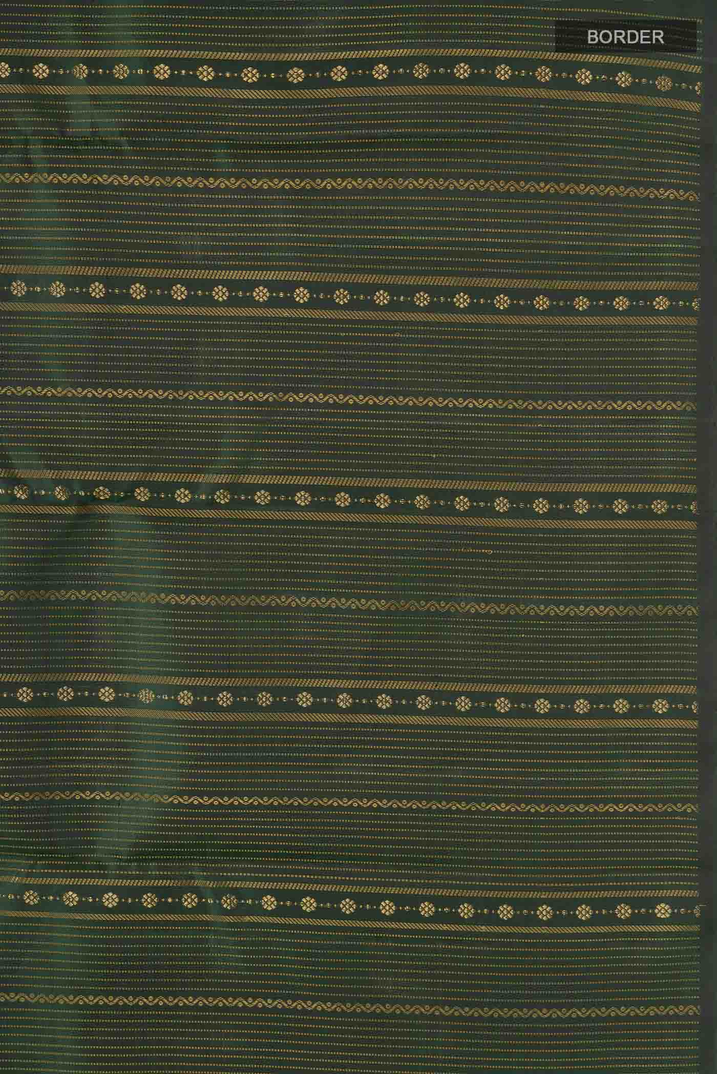 Green Kanjivaram Silk Saree - Image 3