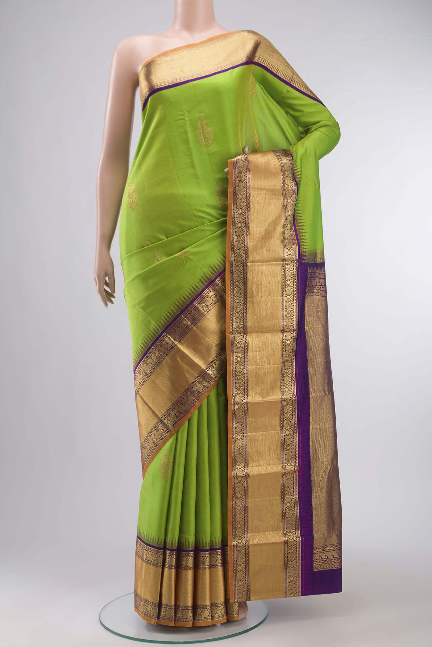 Green Kanchipuram Silk Saree