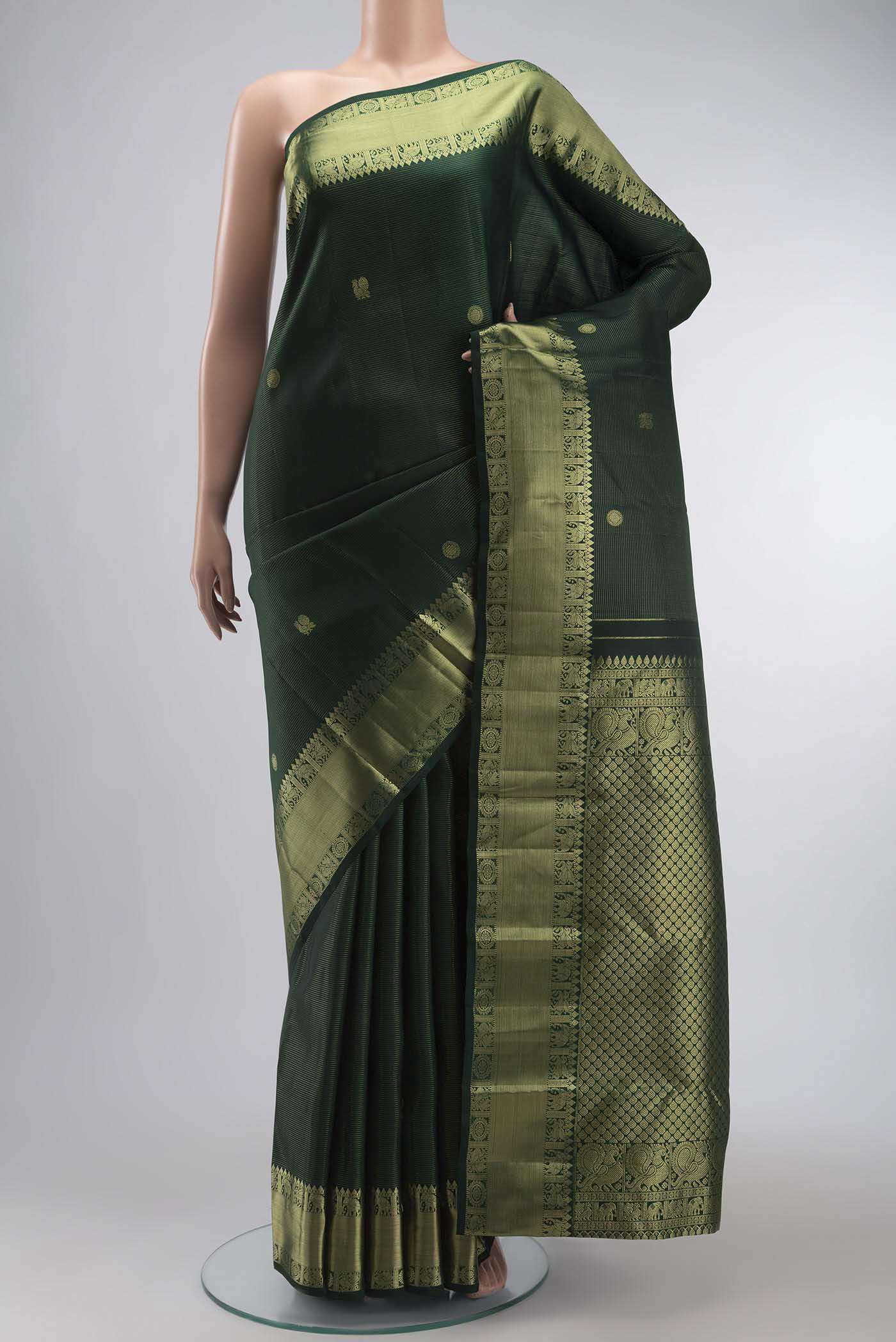 Green Kanjivaram Silk Saree