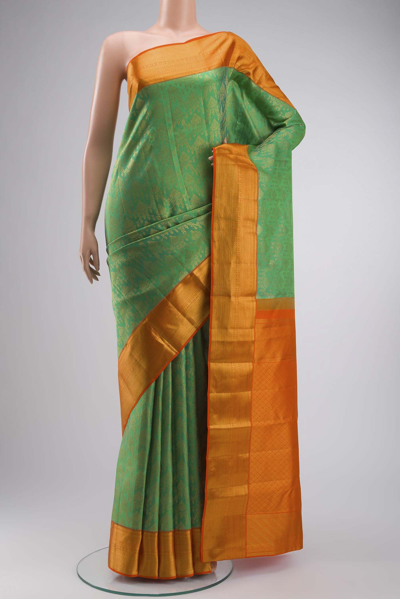 Green Kanchipuram Silk Saree