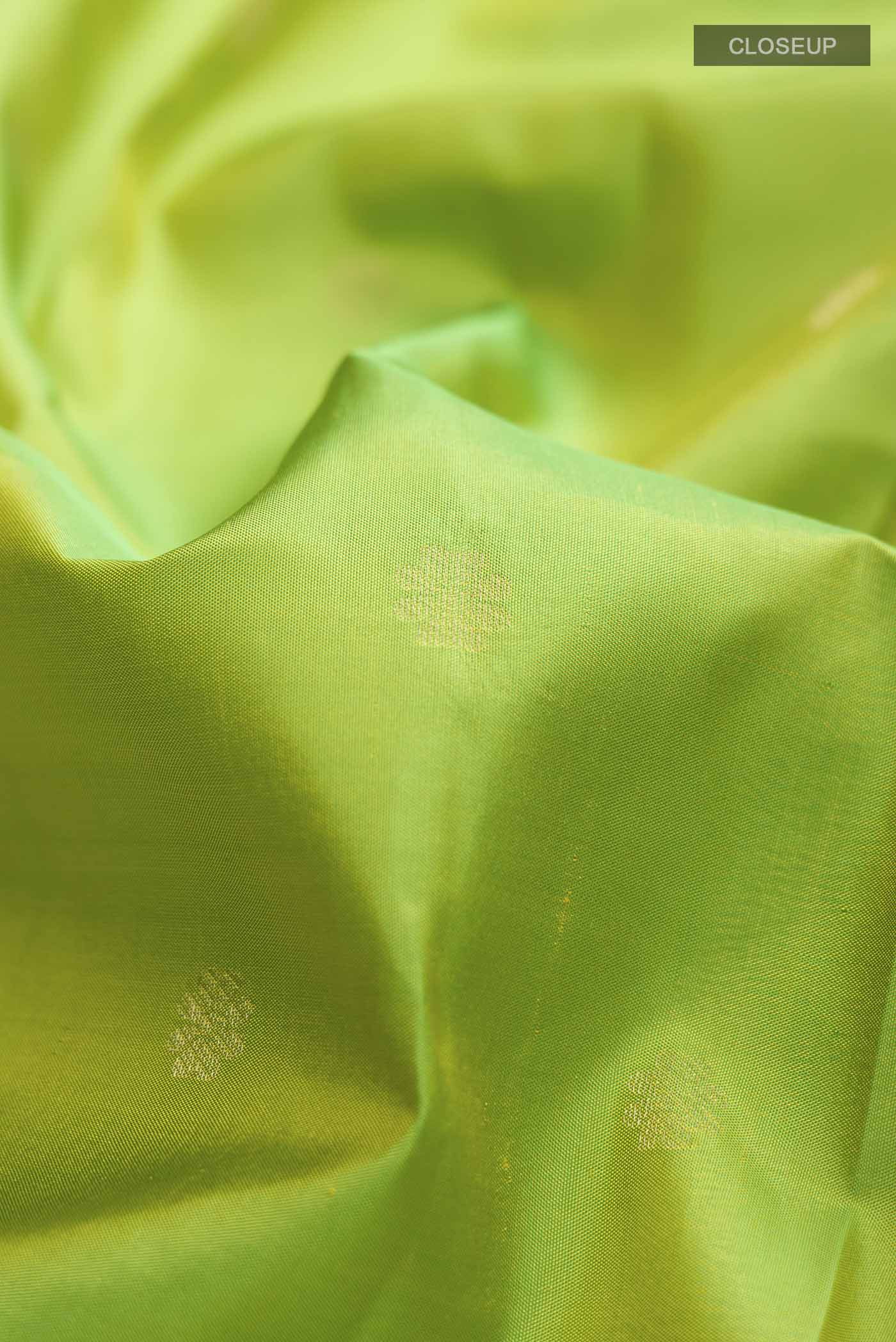 Green Kanjivaram Silk Saree - Image 2