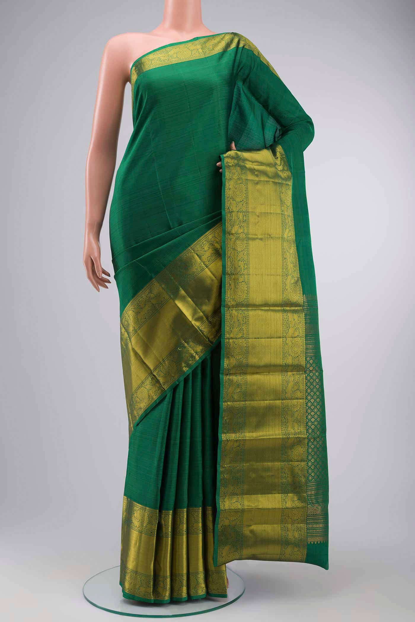 Green Kanjivaram Silk Saree
