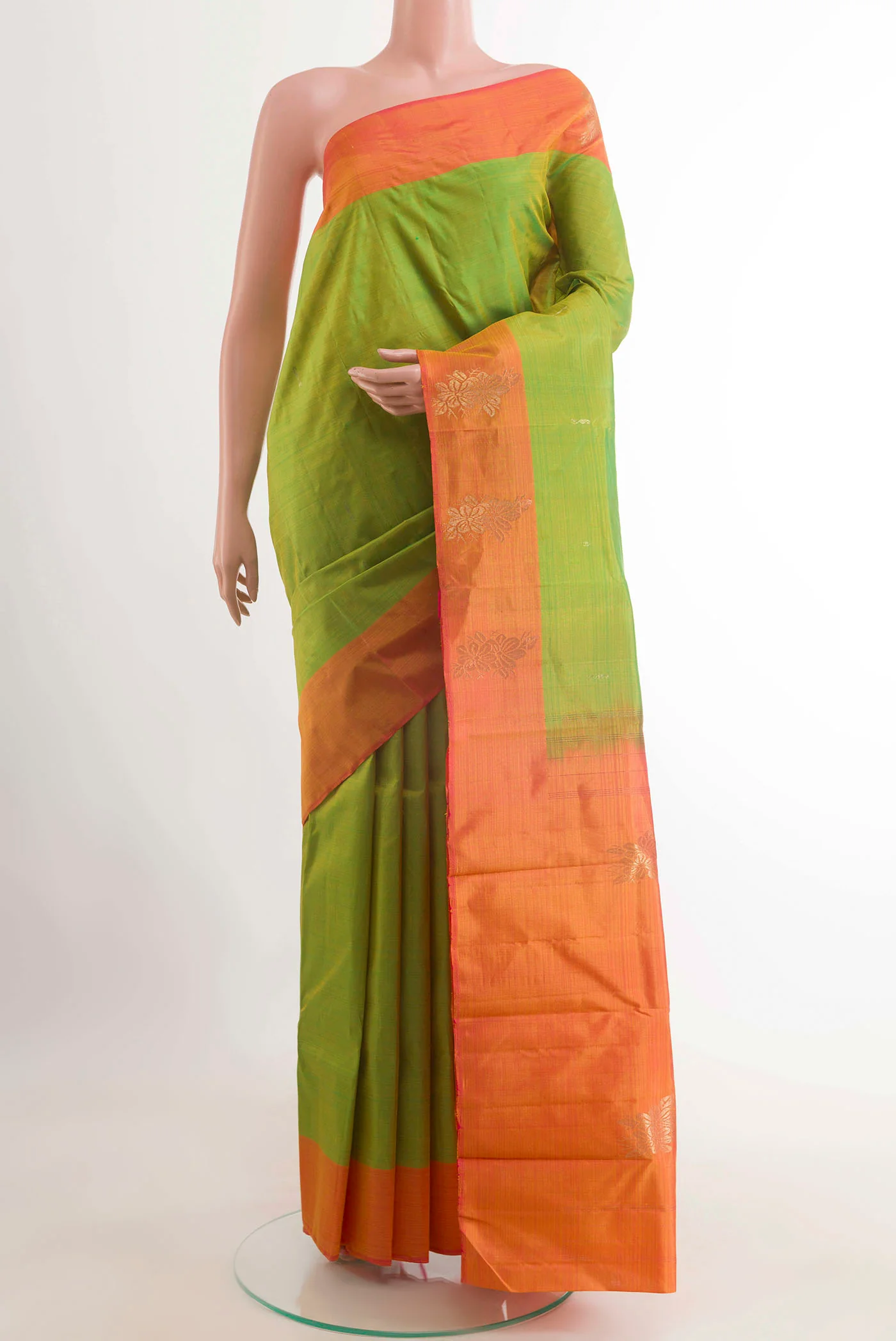 Green Kanjivaram Silk Saree